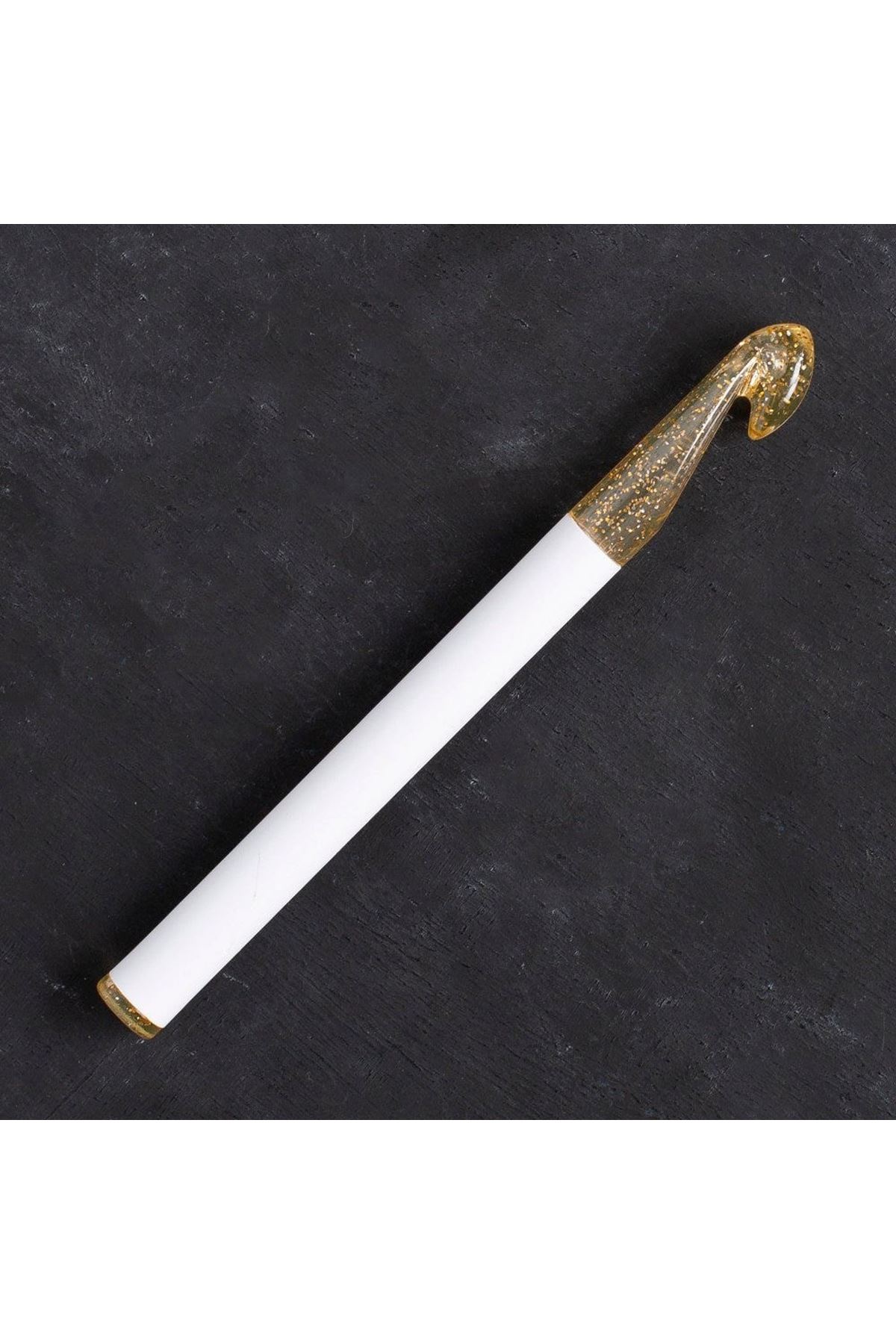 Addi Champagner 12mm 15cm Plastik Simli Yün Tığ -