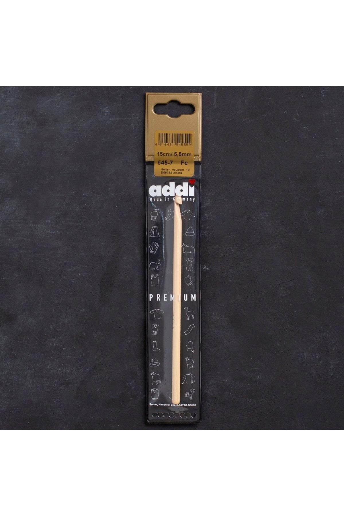 Addi Bambus 5,5mm 15cm Bambu Yün Tığ - 545-7