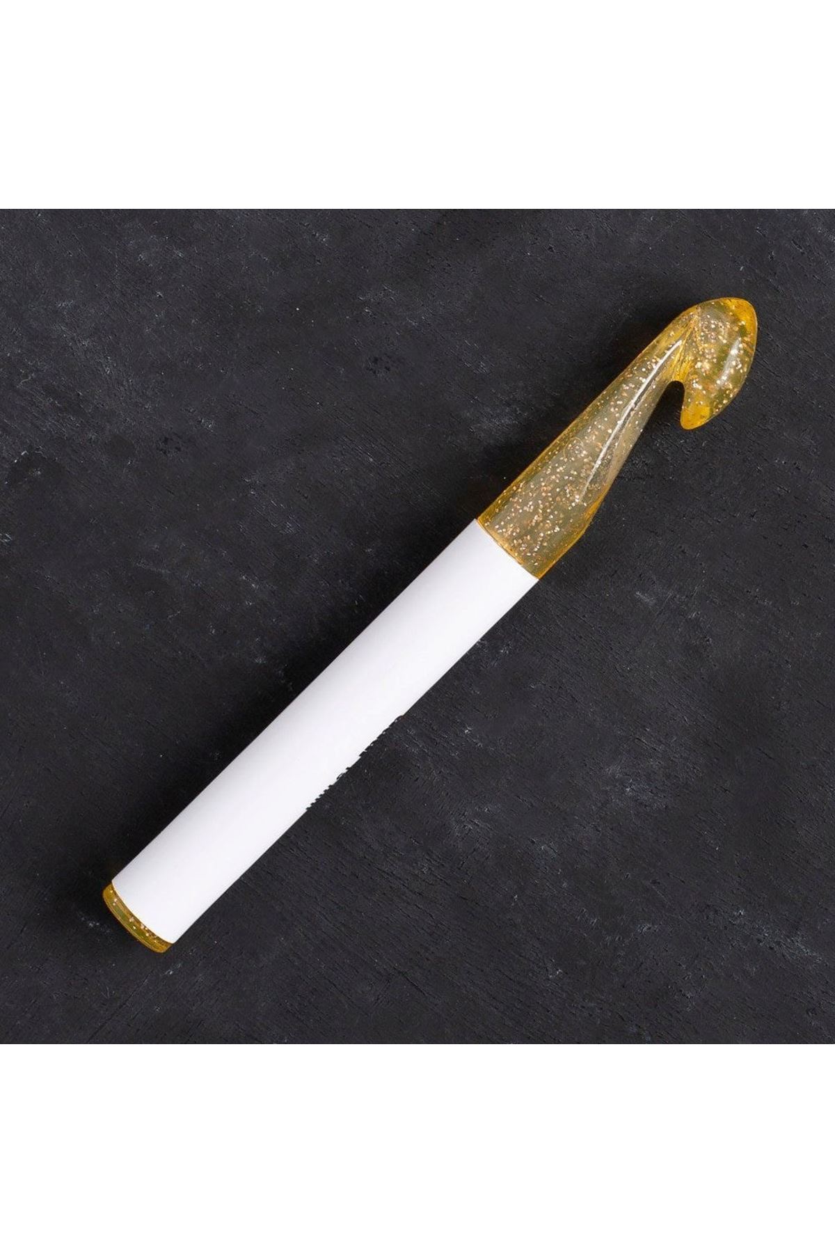 Addi Champagner 15mm 15cm Plastik Simli Yün Tığ -