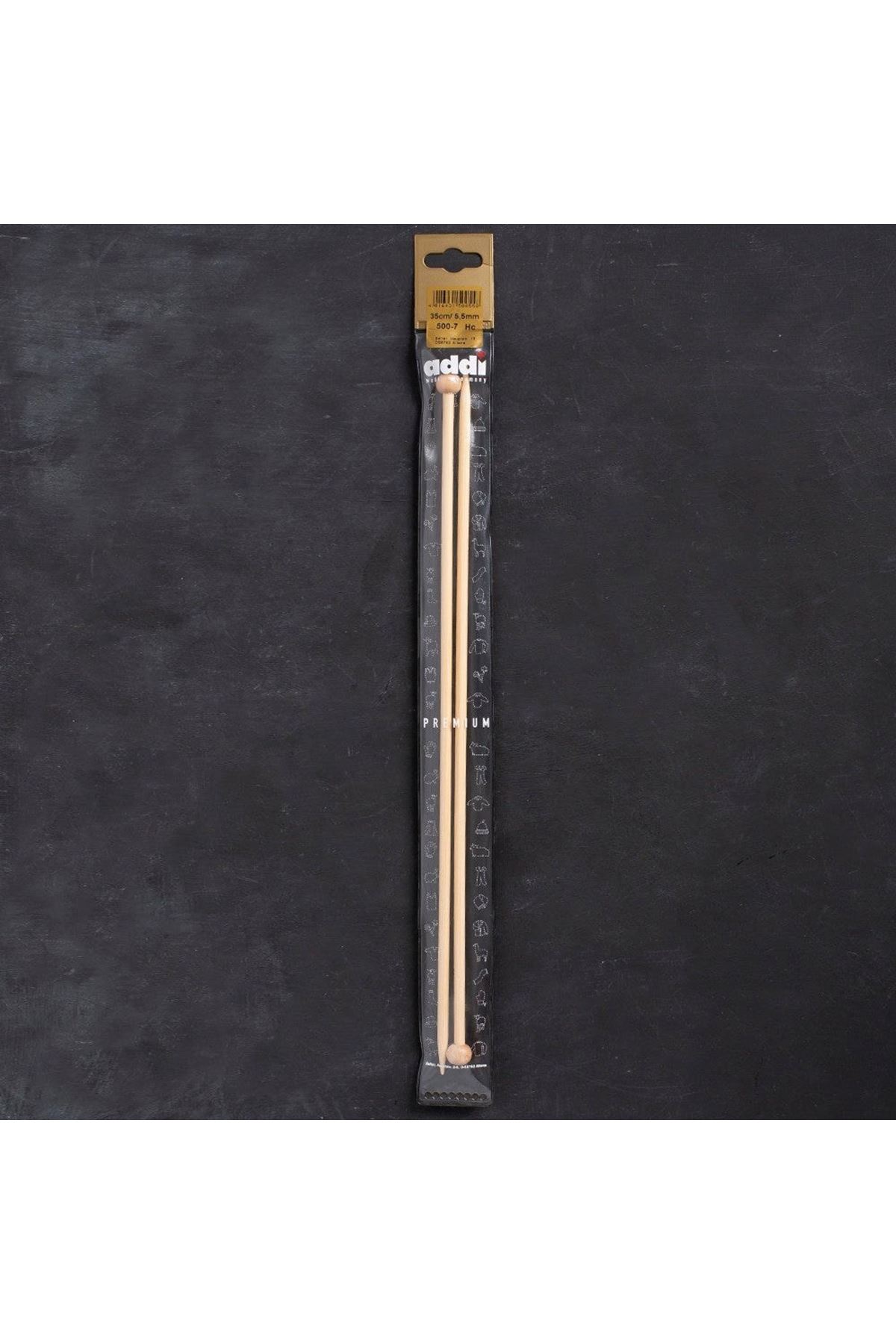 Addi Bambus 5,5mm 35cm Bambu Örgü Şişi - 500-7