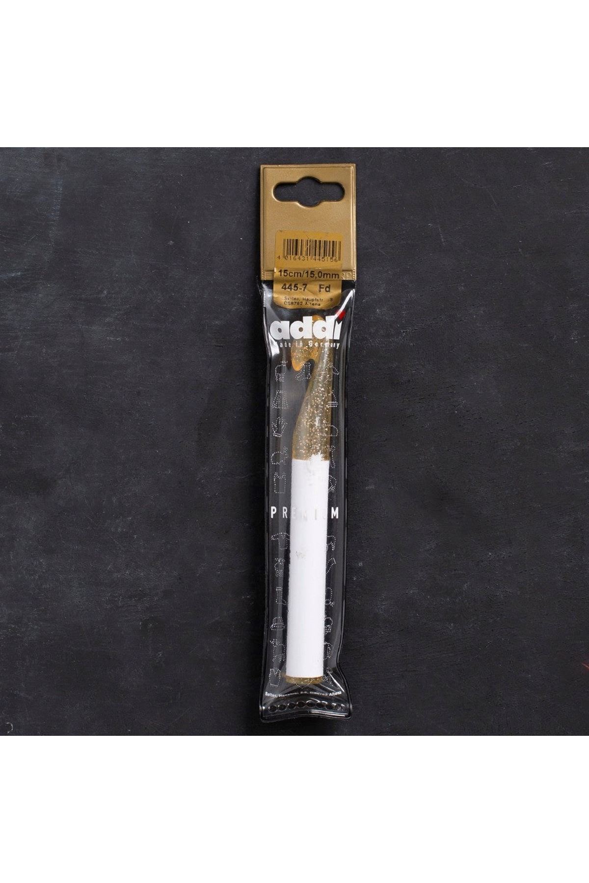 Addi Champagner 15mm 15cm Plastik Simli Yün Tığ -