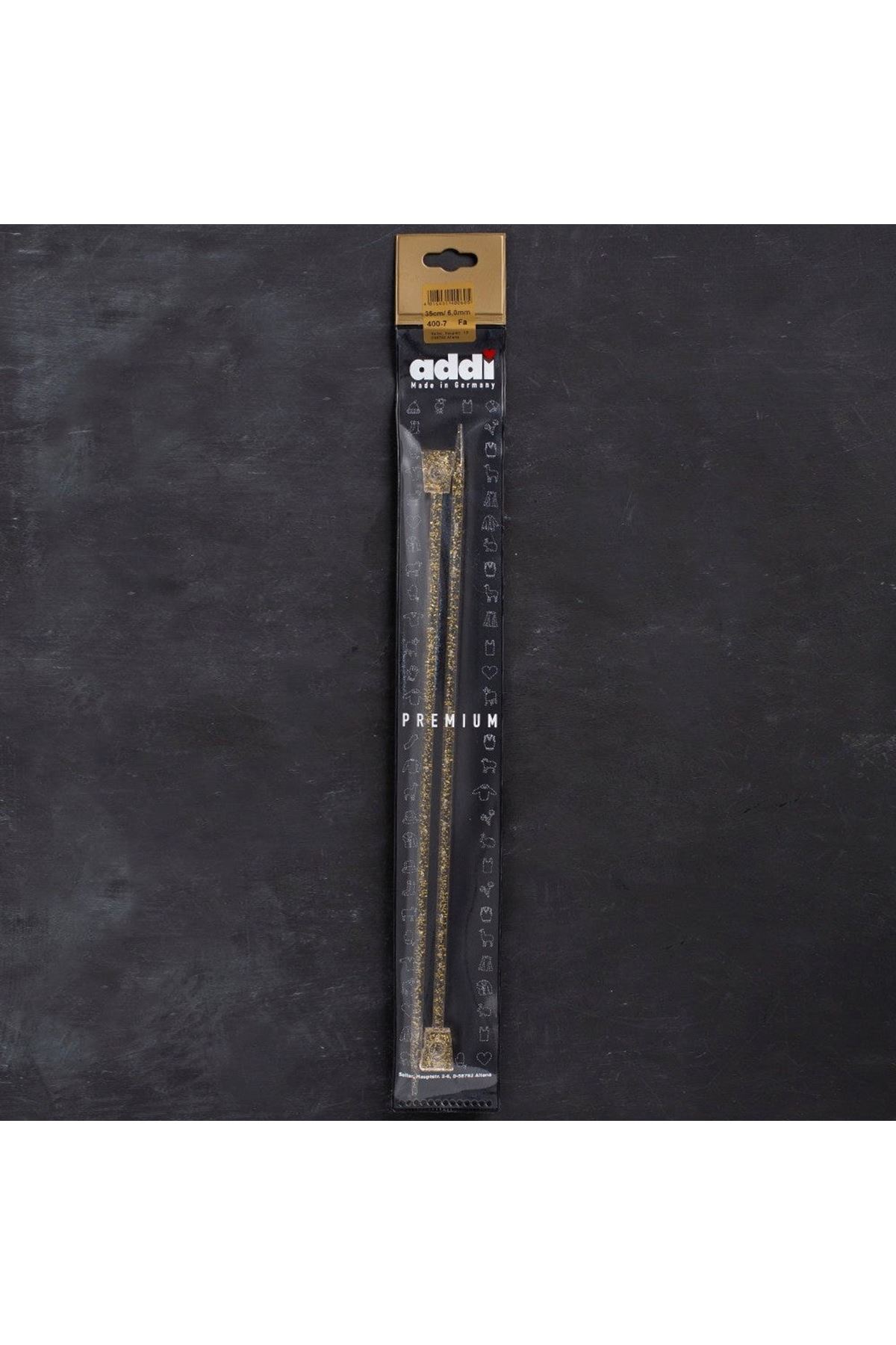 Addi Champagner 6mm 35cm Örgü Şişi - 400-7