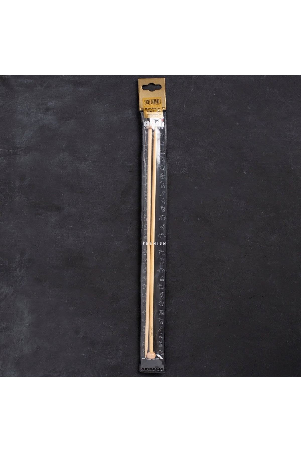 Addi Bambus 5mm 35cm Bambu Örgü Şişi - 500-7