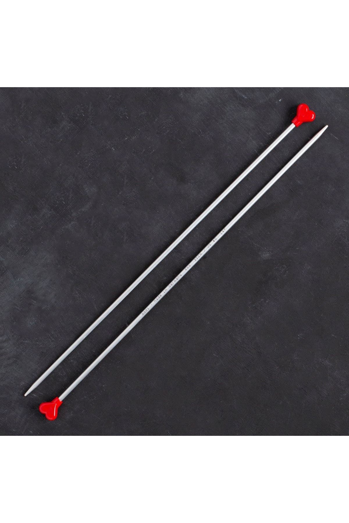 Addi Kalpli 4mm 35cm Klasik Alüminyum Örgü Şişi -