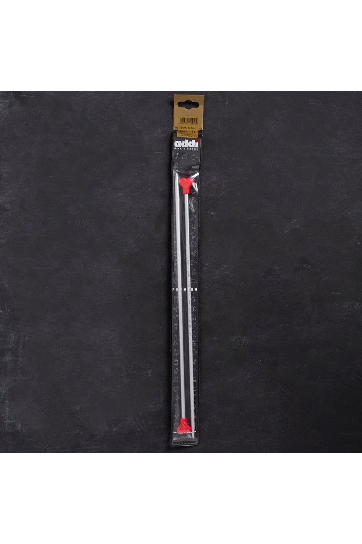 Addi Kalpli 5mm 35cm Klasik Alüminyum Örgü Şişi -