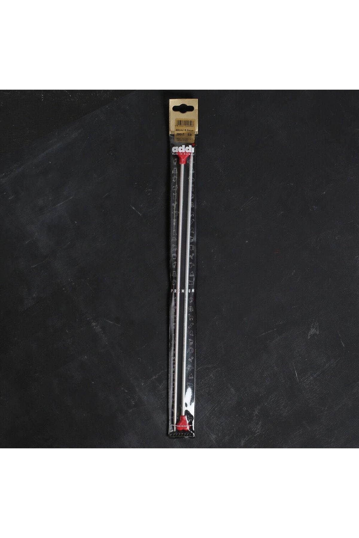 ADDI KALPLİ 5MM 40CM KLASİK ALÜMİNYUM ÖRGÜ ŞİŞİ -