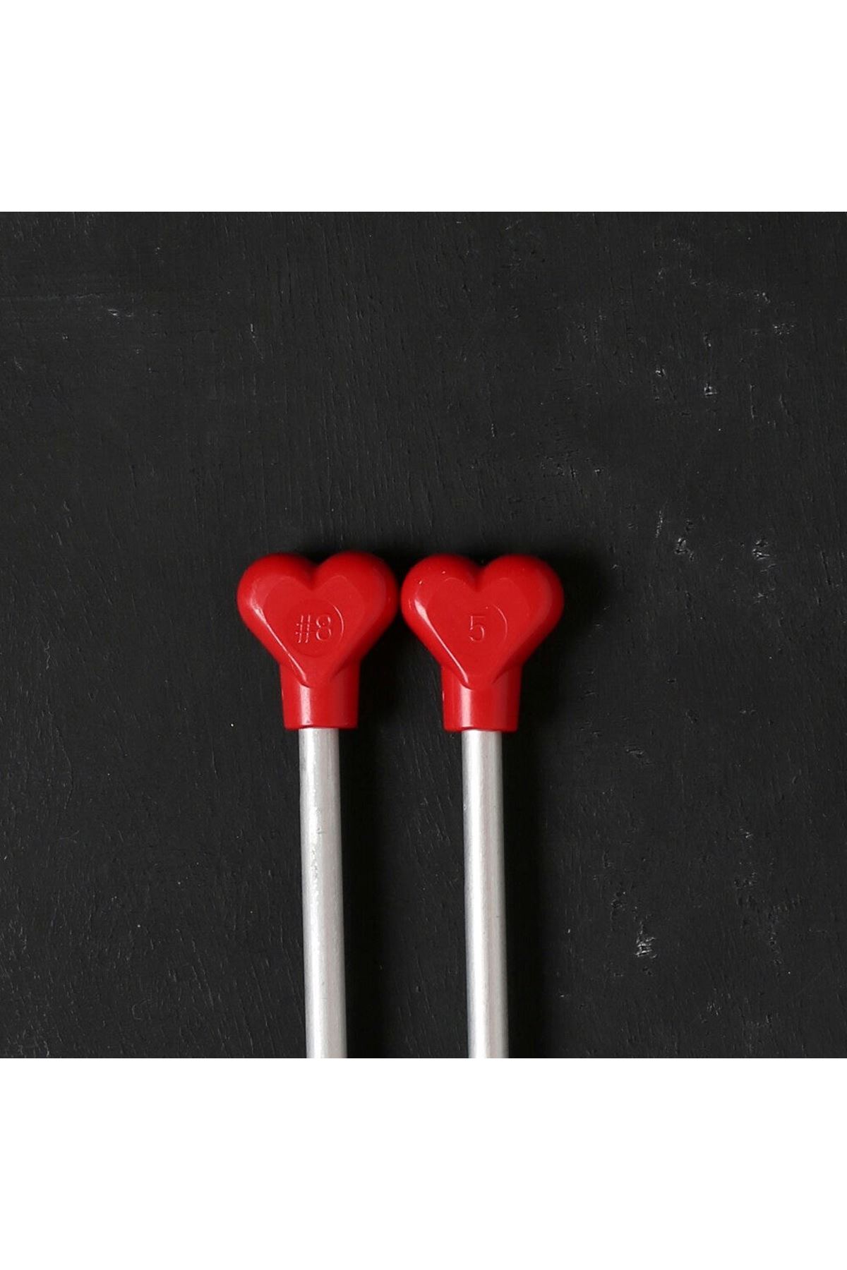 ADDI KALPLİ 5MM 40CM KLASİK ALÜMİNYUM ÖRGÜ ŞİŞİ -