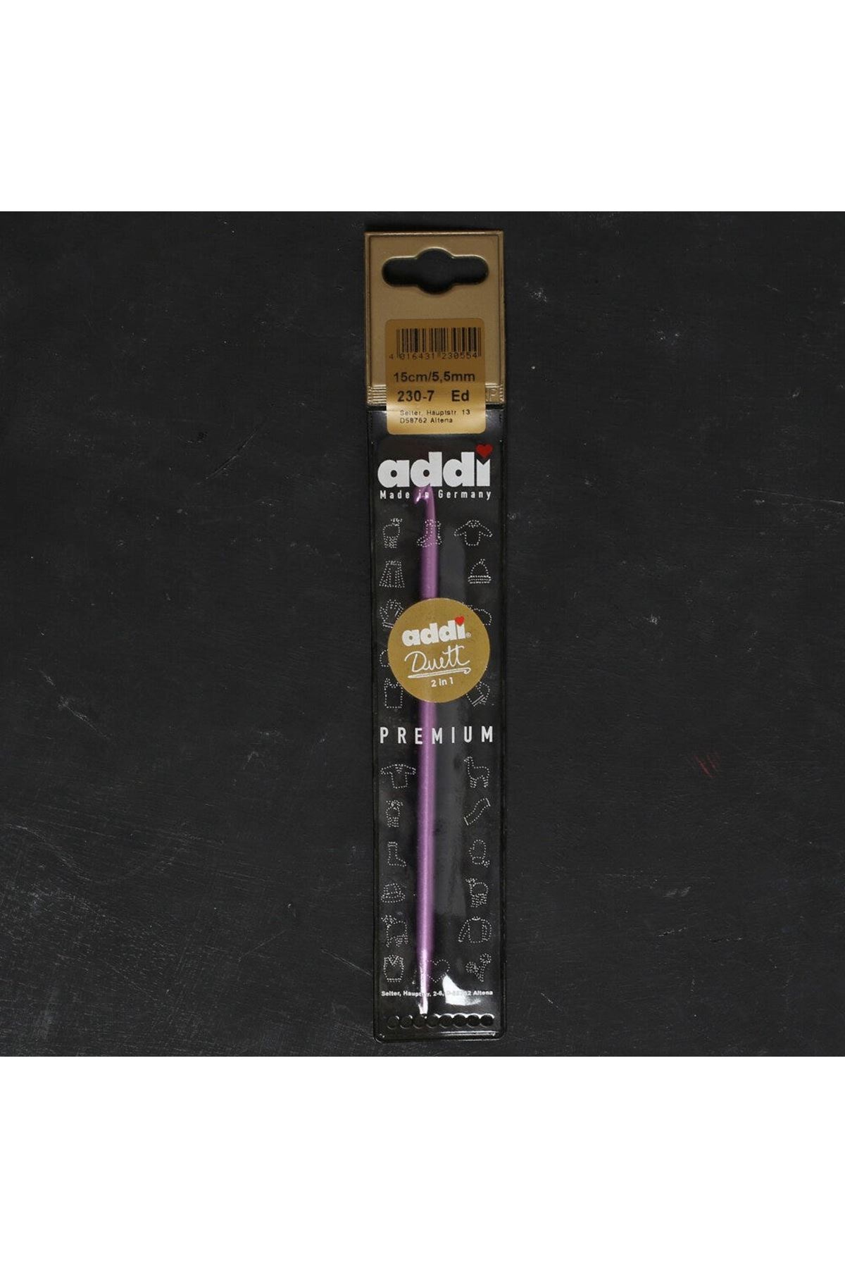 Addi Duett 5,5 Mm 15 Cm Tunus Tığı - 230-7