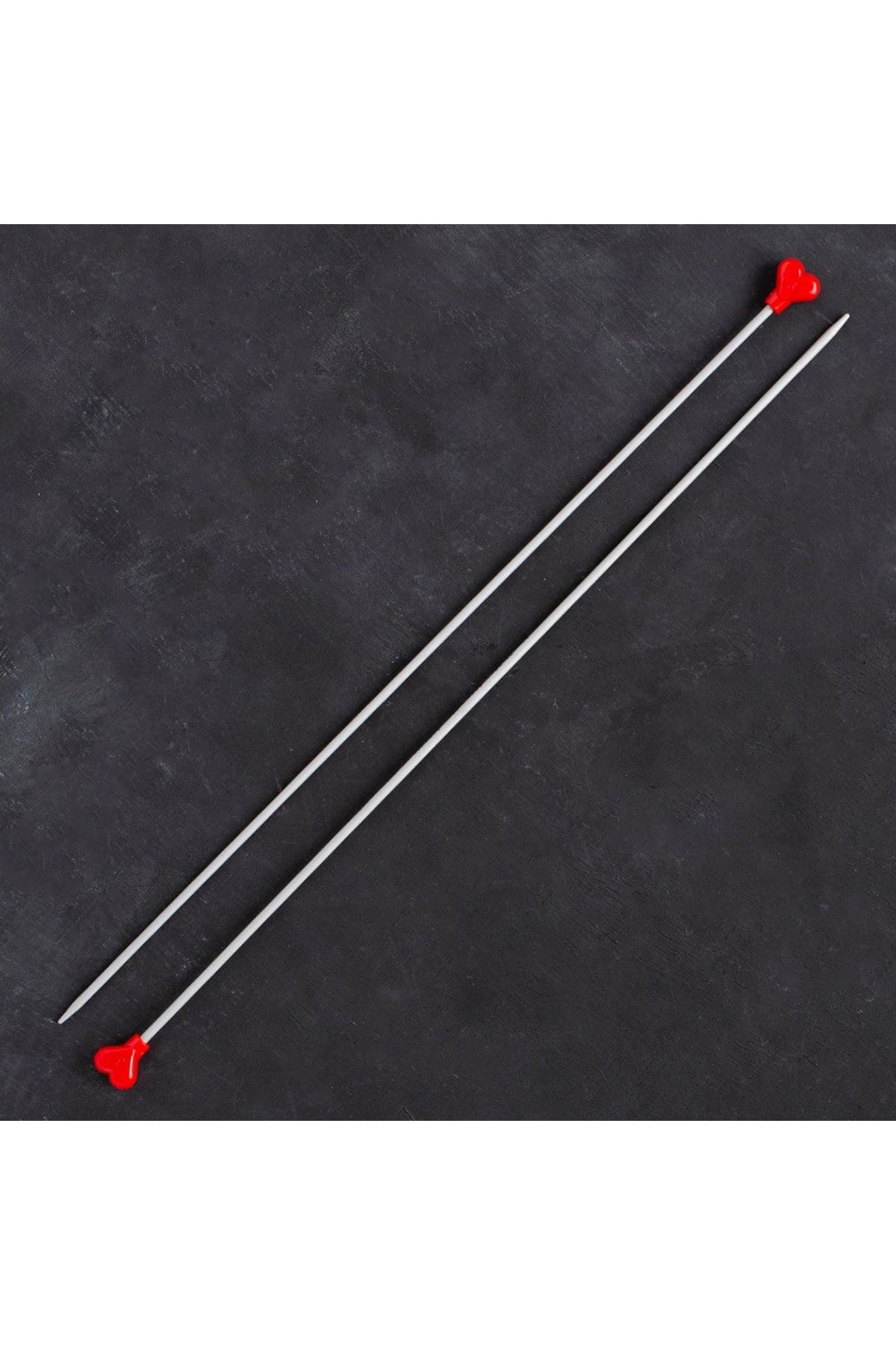 Addi Kalpli 3mm 35cm Klasik Alüminyum Örgü Şişi -