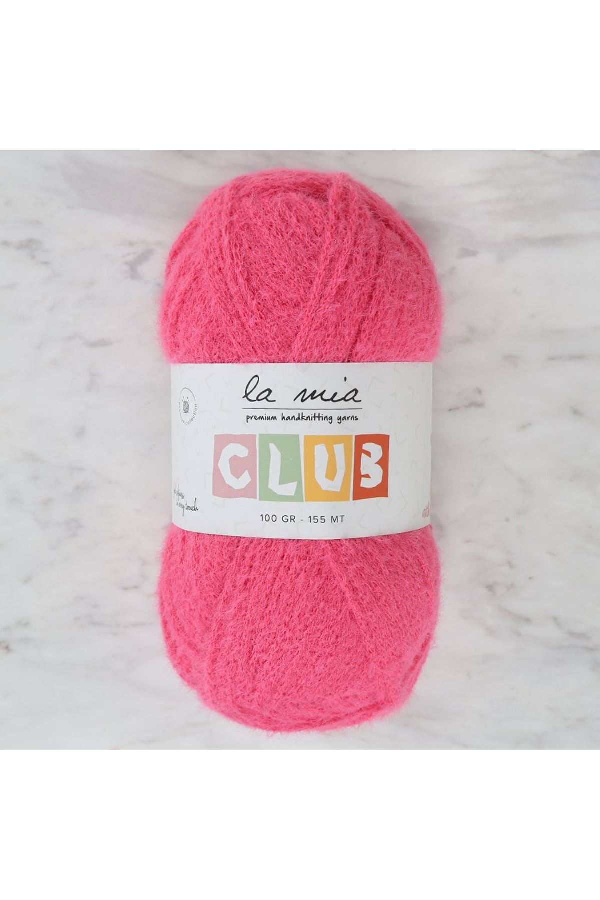 La Mia Club Koyu Pembe El Örgü İpi - 609