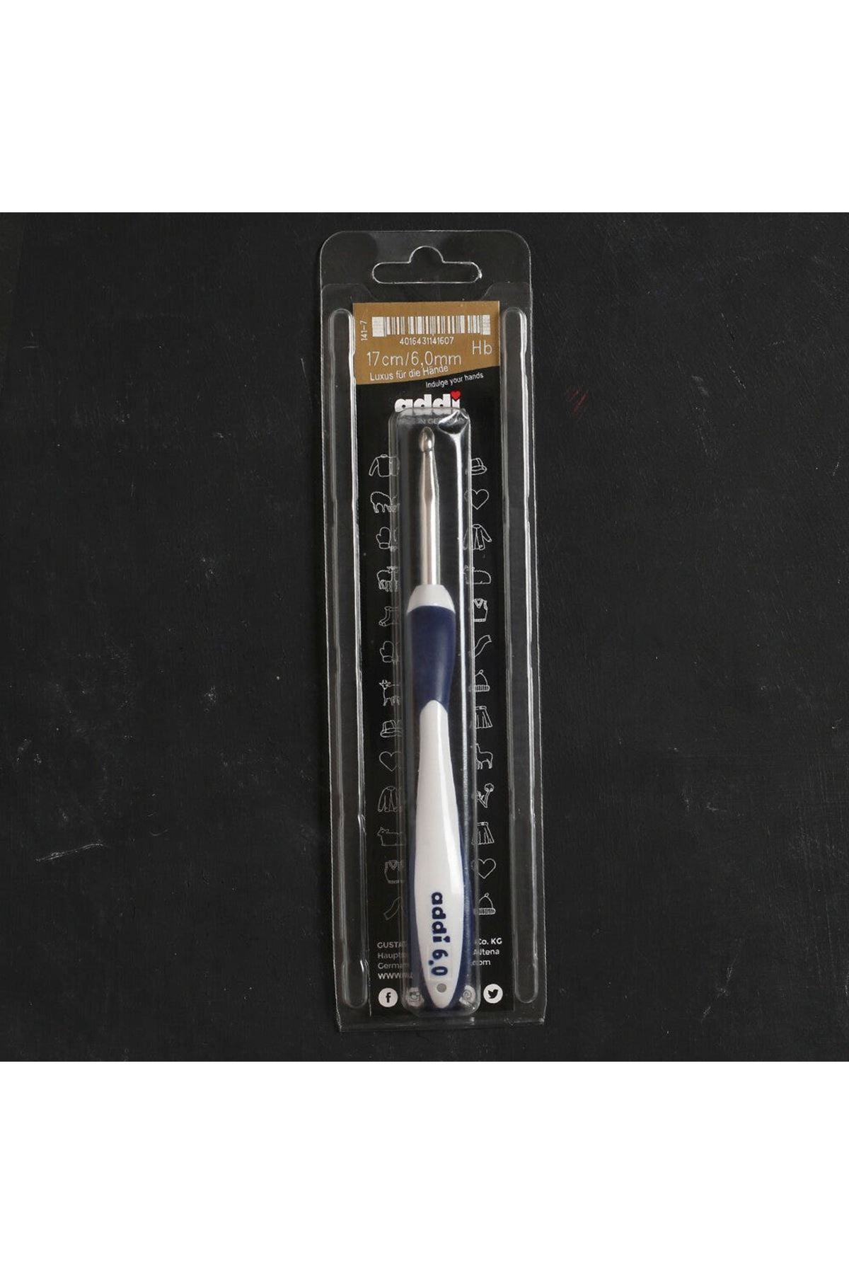 Addi Swing Maxi 6 Mm 17 Cm Lacivert Ergonomik Yün