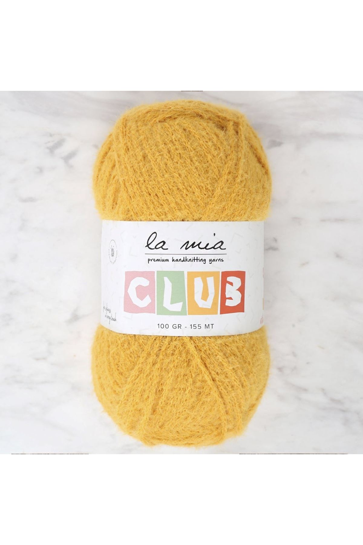 La Mia Club Hardal El Örgü İpi - 619