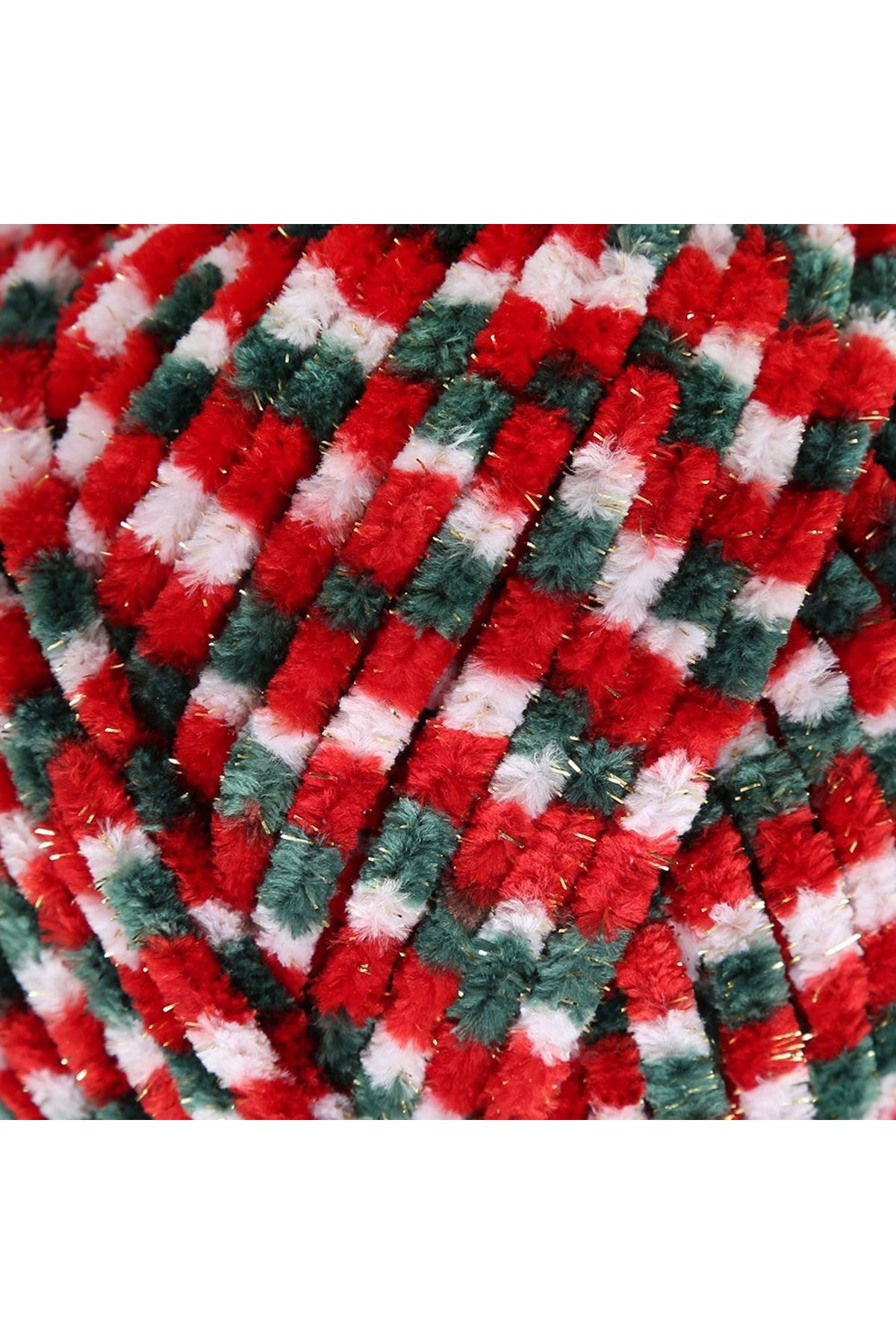 La Mia Mellow Christmas Altın Simli El Örgü İpi -