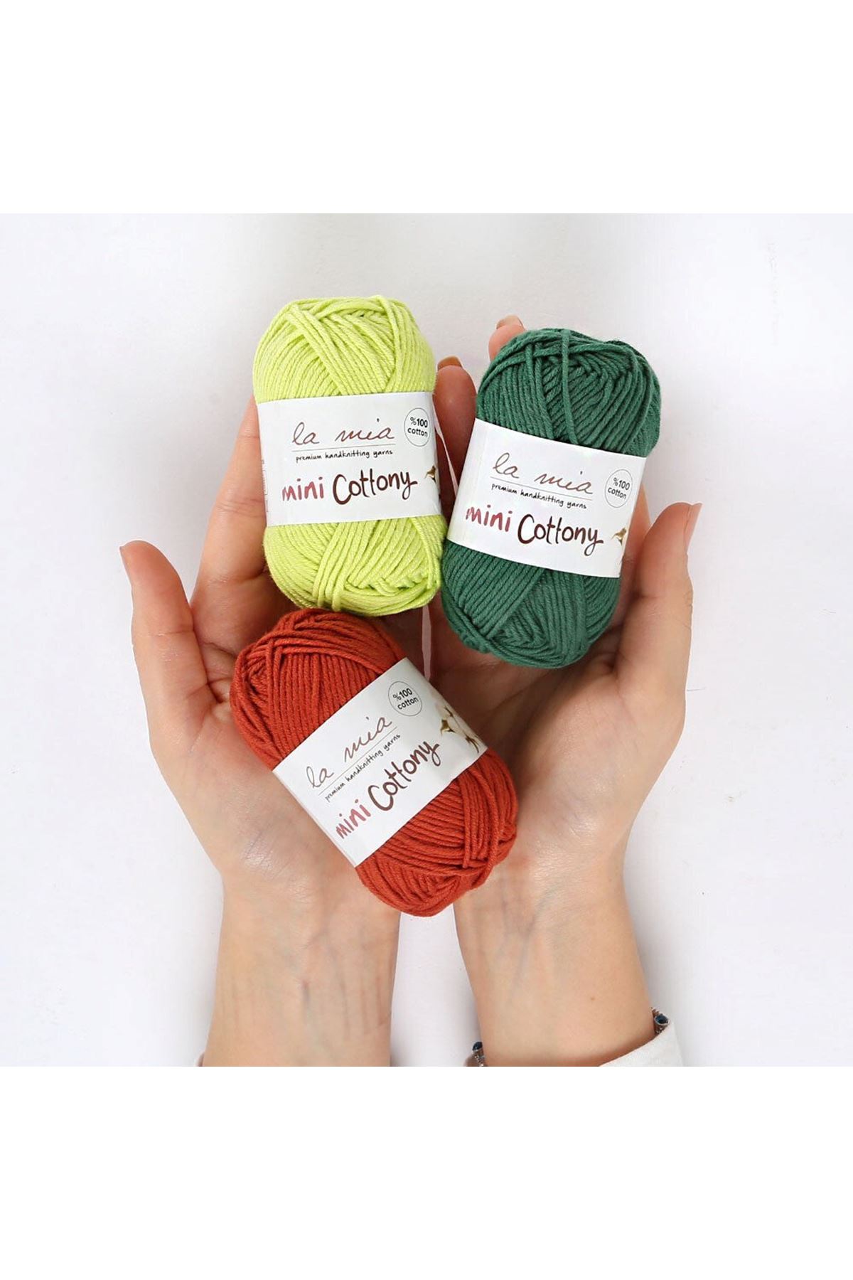 LA MİA MİNİ COTTONY 20'Lİ PAKET 25G RENKLİ EL ÖRGÜ