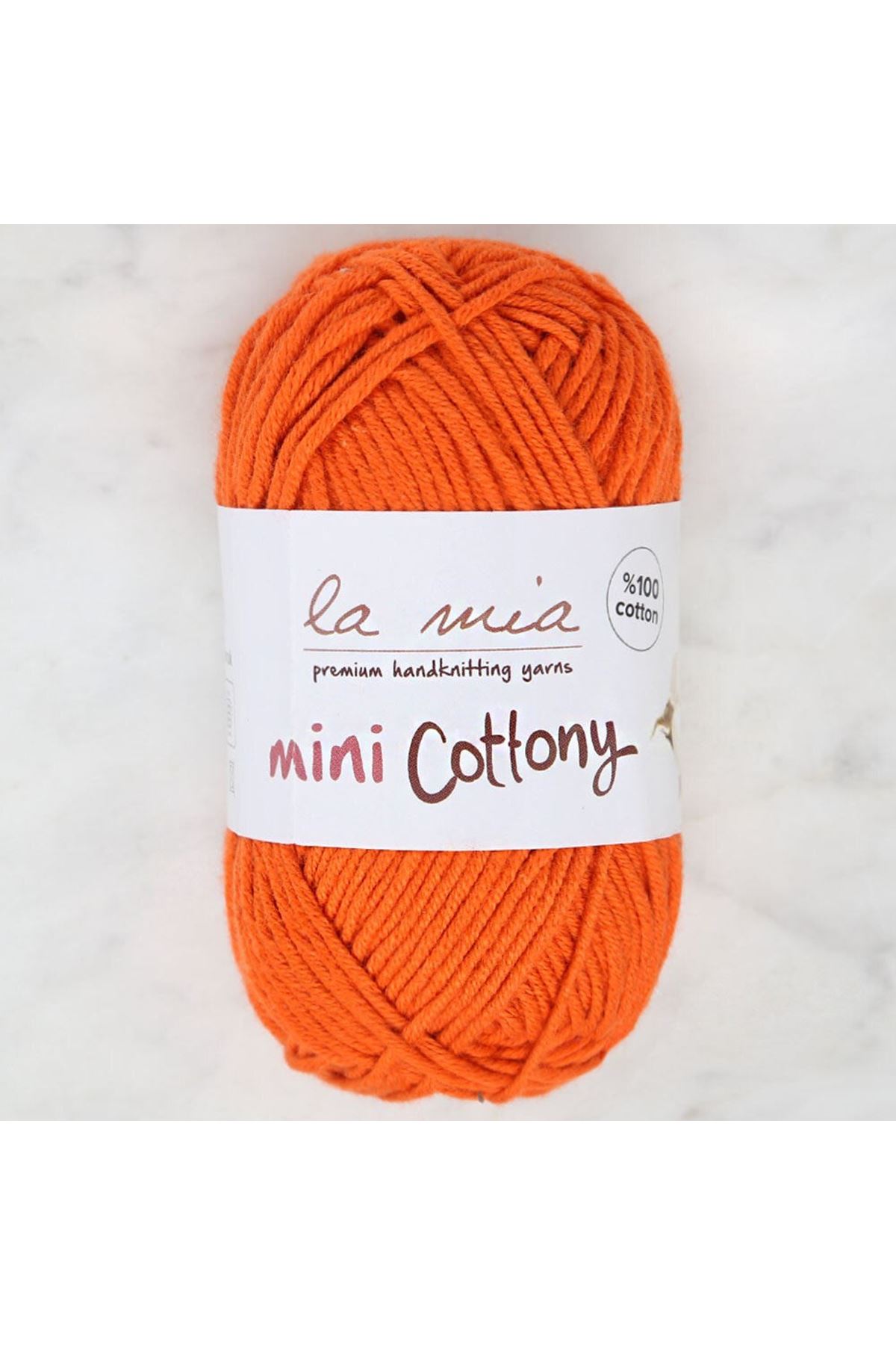 La Mia Mini Cottony 25 gr Turuncu Bebek El Örgü İp