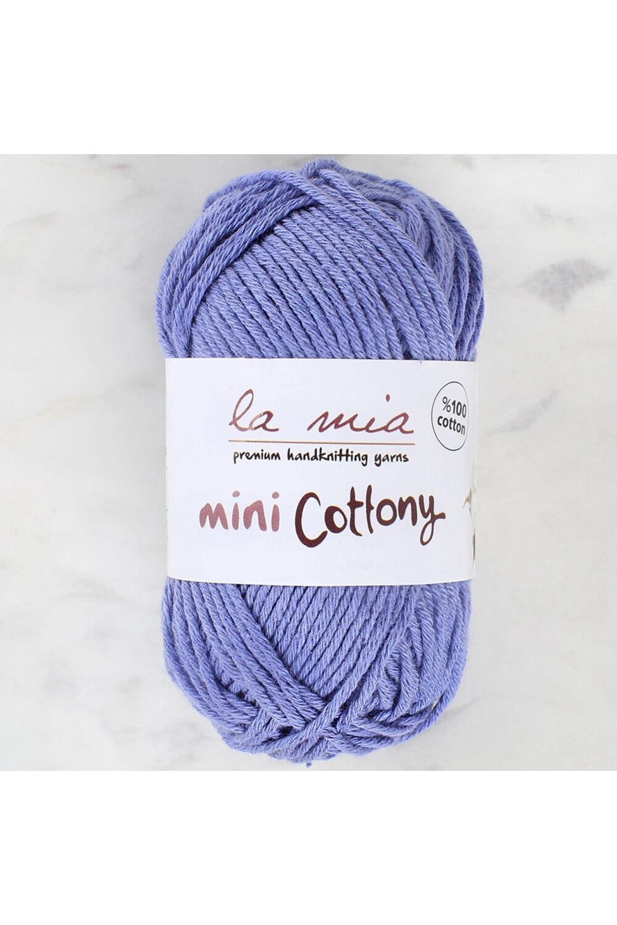 La Mia Mini Cottony 25 gr Eflatun Bebek El Örgü İp