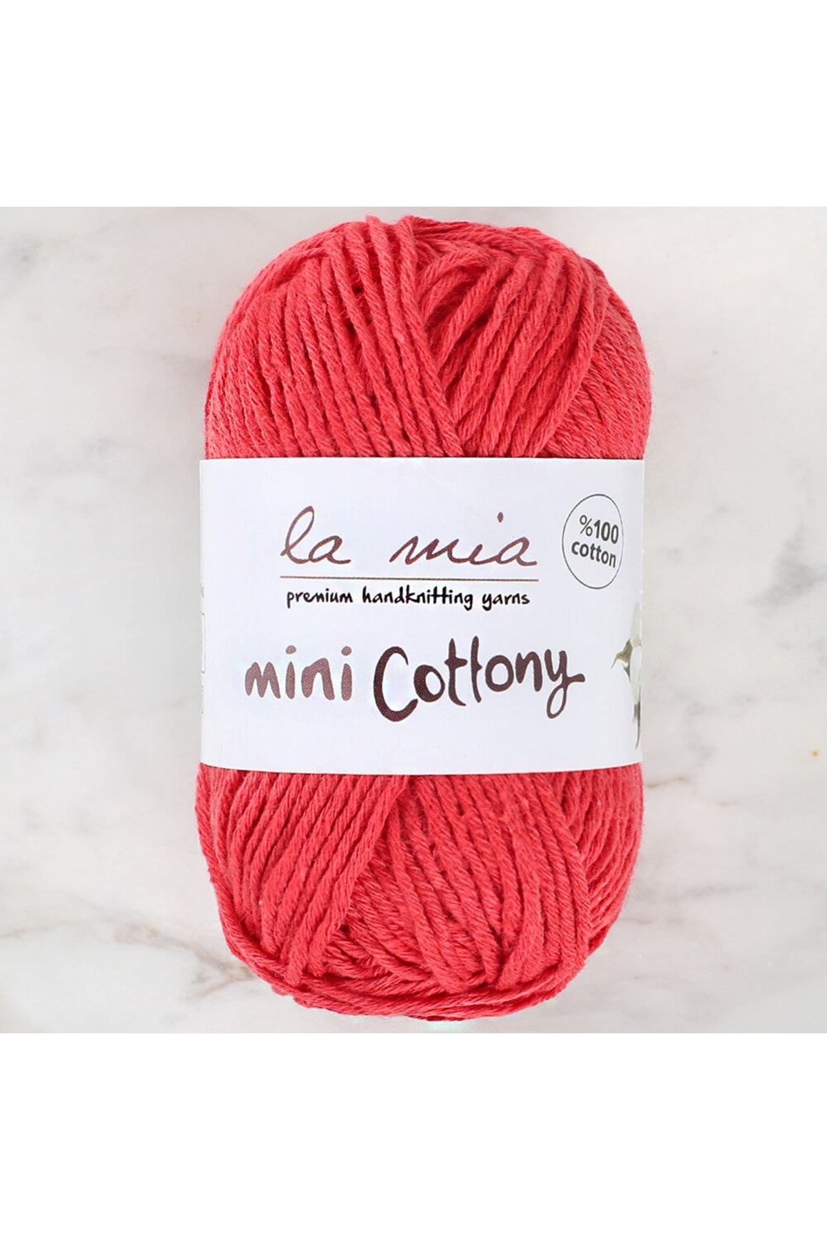 La Mia Mini Cottony 25 gr Kırmızı Bebek El Örgü İp