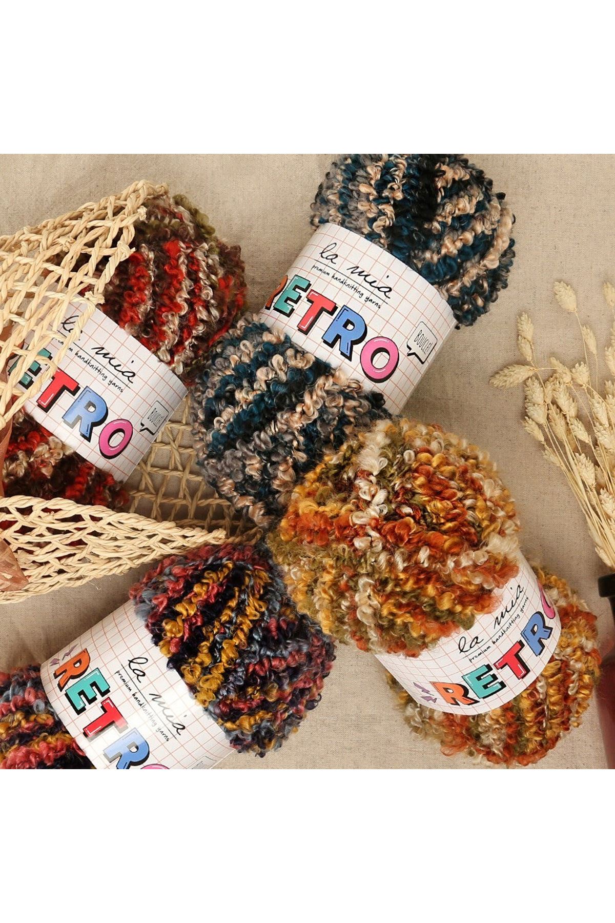 La Mia RETRO Ebruli El Örgü İpi - LM1534