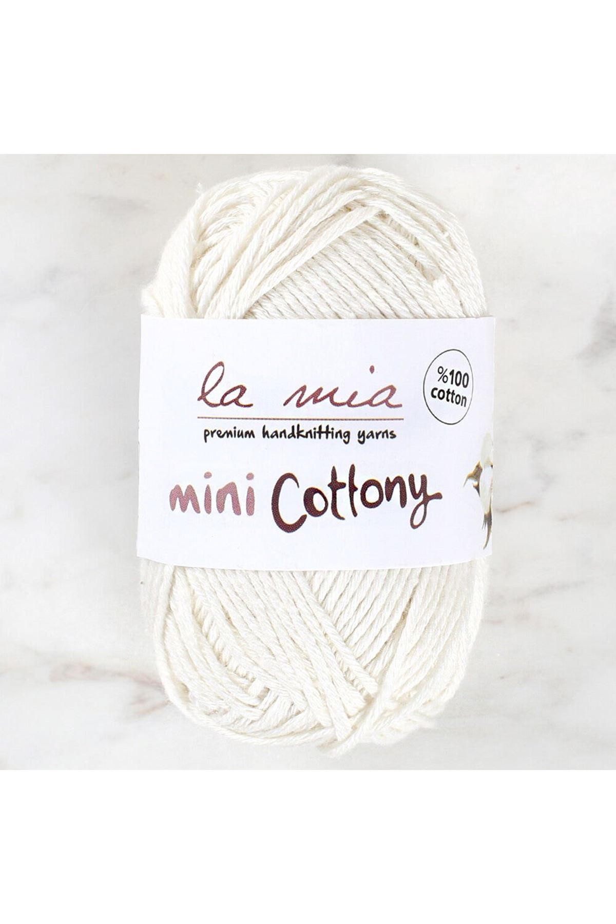 La Mia Mini Cottony 25 gr Kırık Beyaz Bebek El Örg