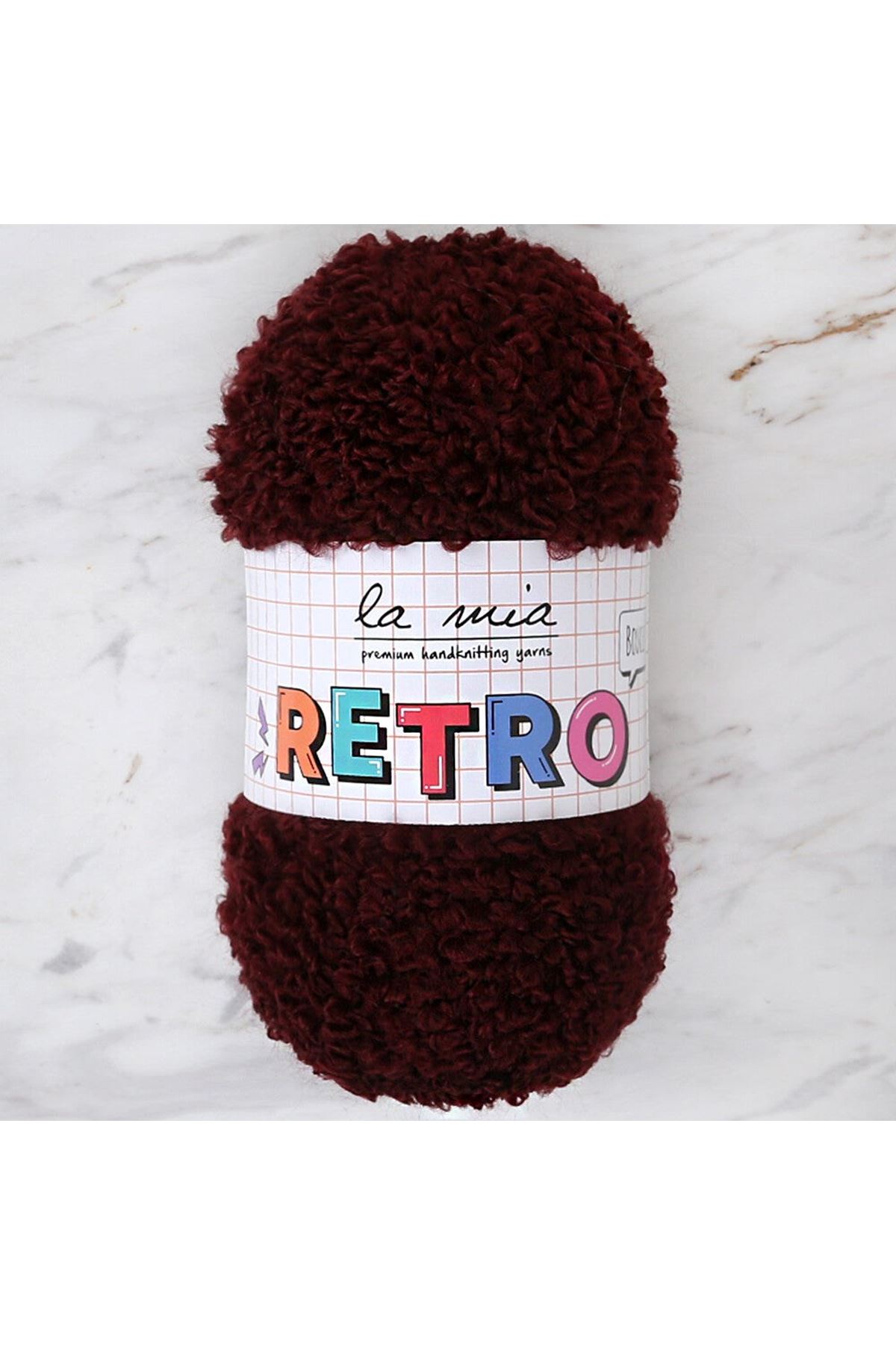La Mia RETRO Koyu Kahverengi El Örgü İpi - LM3201