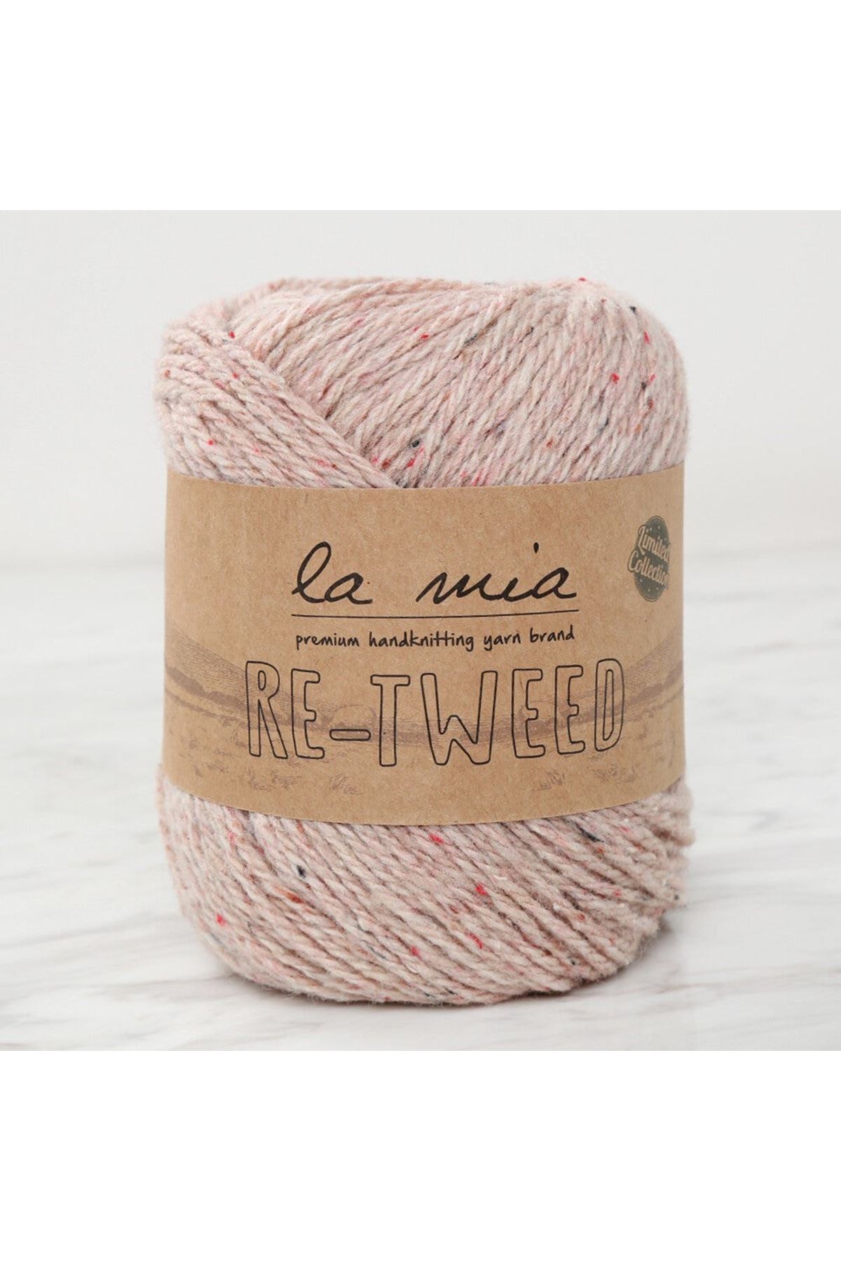 La Mia Re-Tweed Bej  Melanj El Örgü İpi - L022