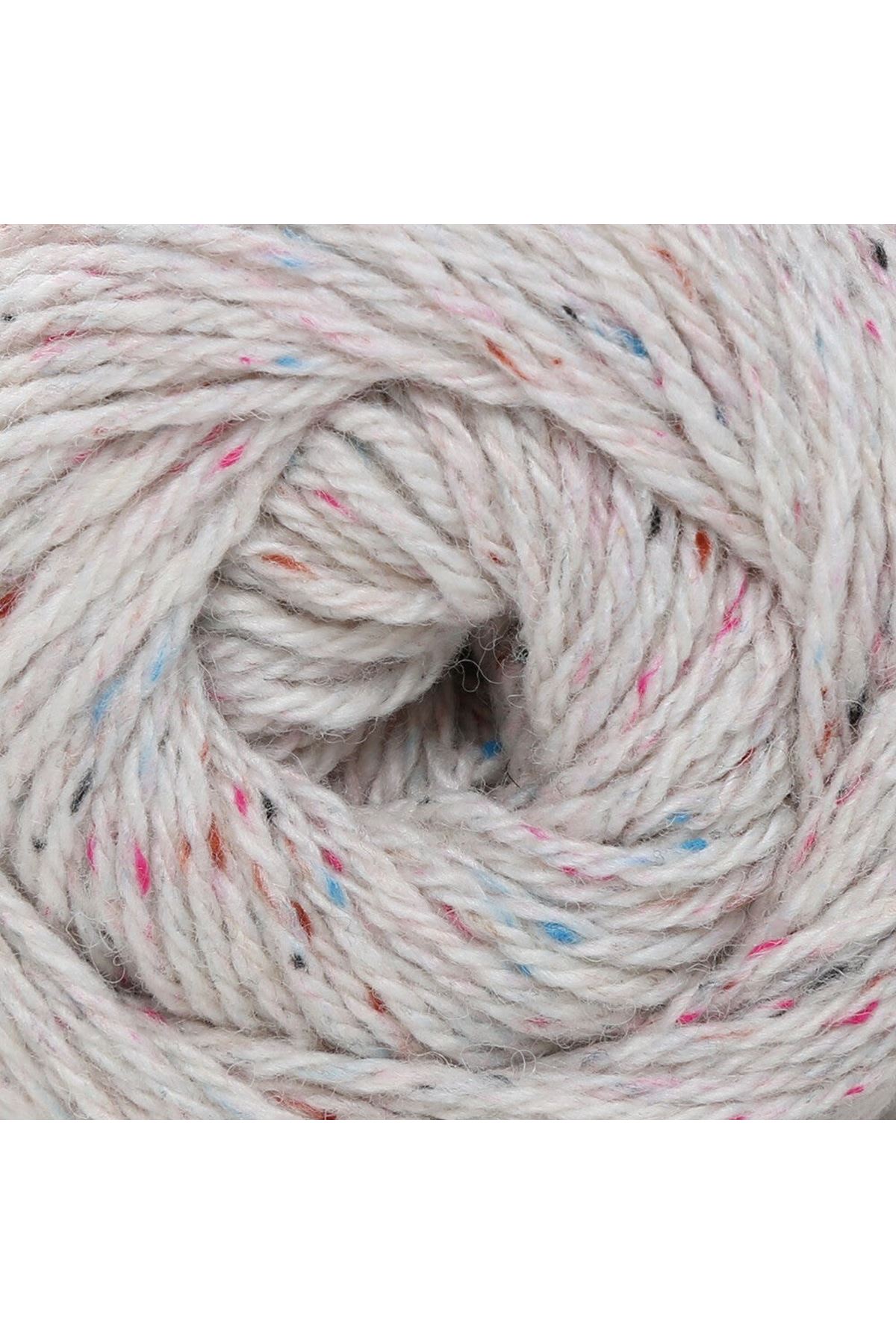 La Mia Re-Tweed Krem Melanj El Örgü İpi - L155