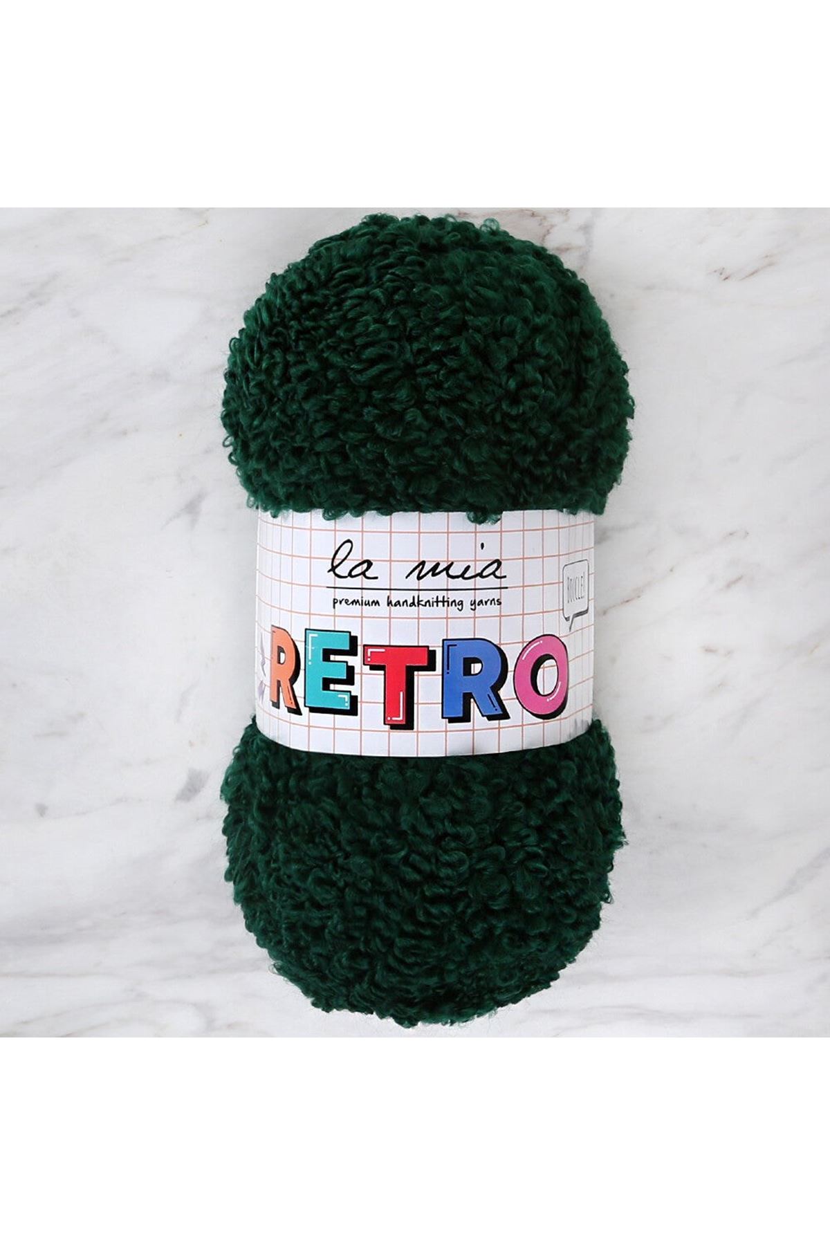 La Mia RETRO Koyu Yeşil El Örgü İpi - LM8103