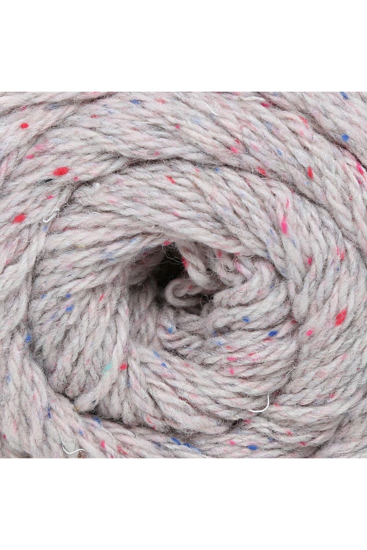 La Mia Re-Tweed Açık Gri Melanj El Örgü İpi - L156