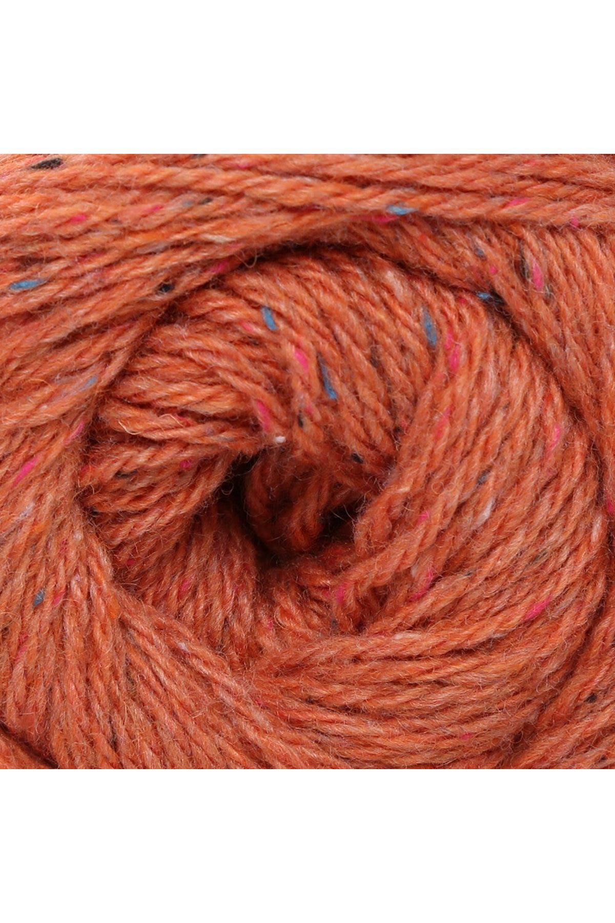 La Mia Re-Tweed Turuncu Melanj El Örgü İpi - L144
