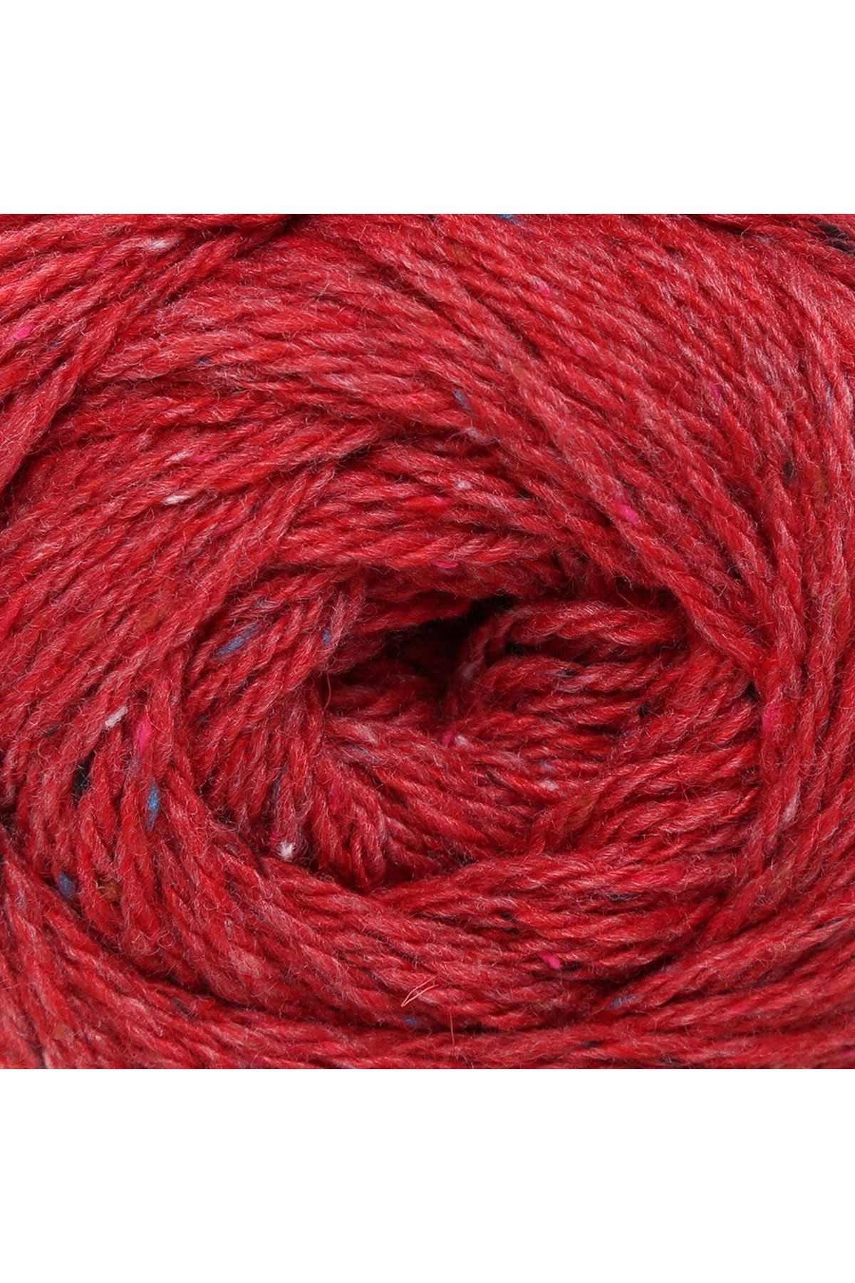 La Mia Re-Tweed Kırmızı Melanj El Örgü İpi - L165