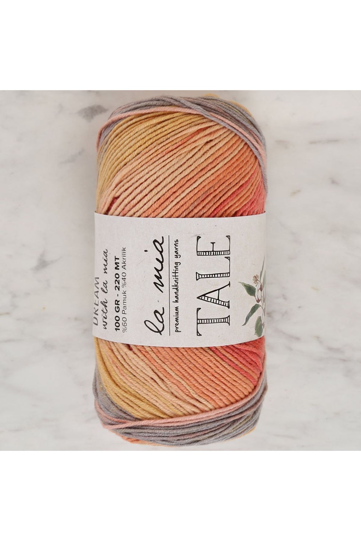 La Mia Tale Ebruli El Örgü İpi - LM126