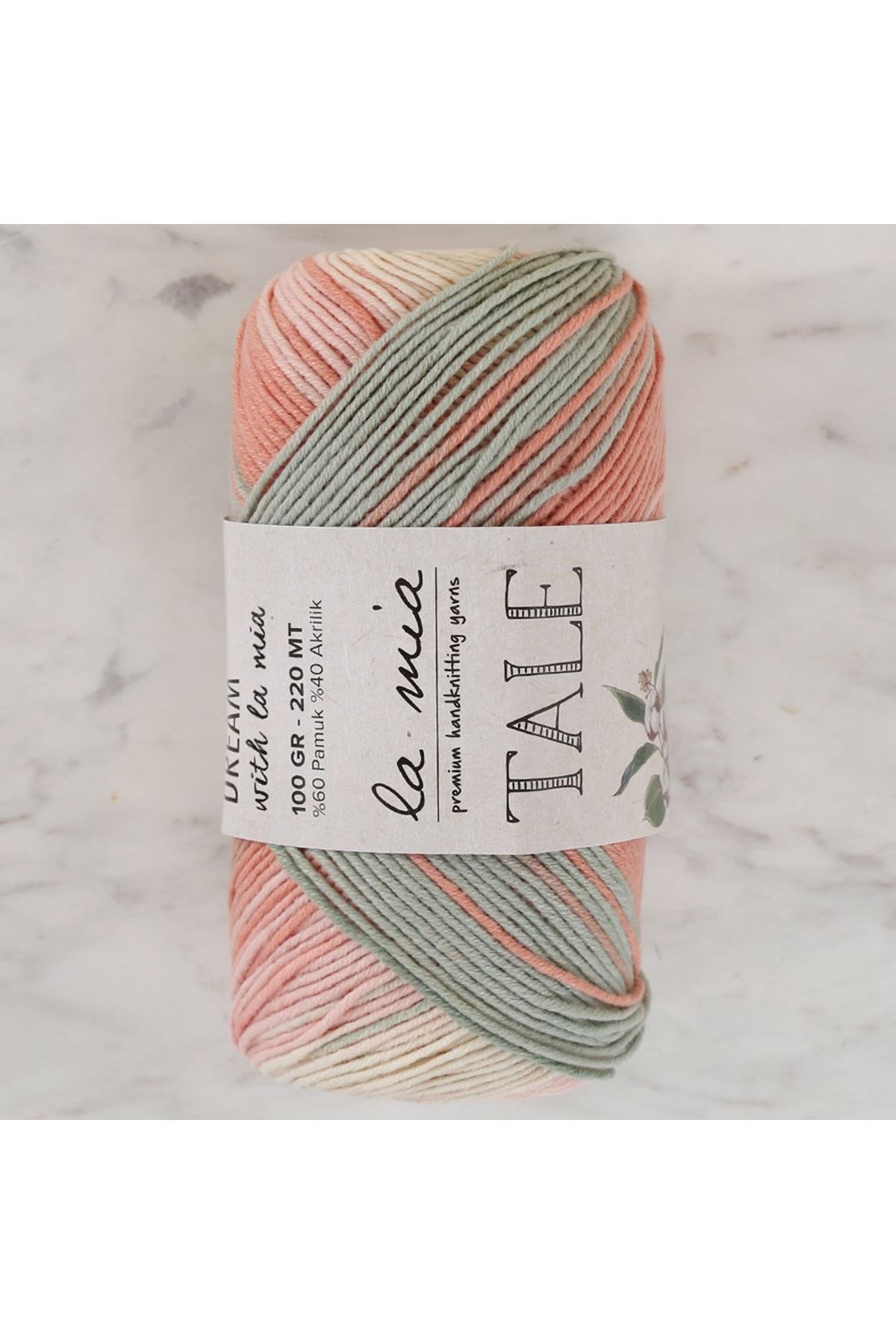 La Mia Tale Ebruli El Örgü İpi - LM136