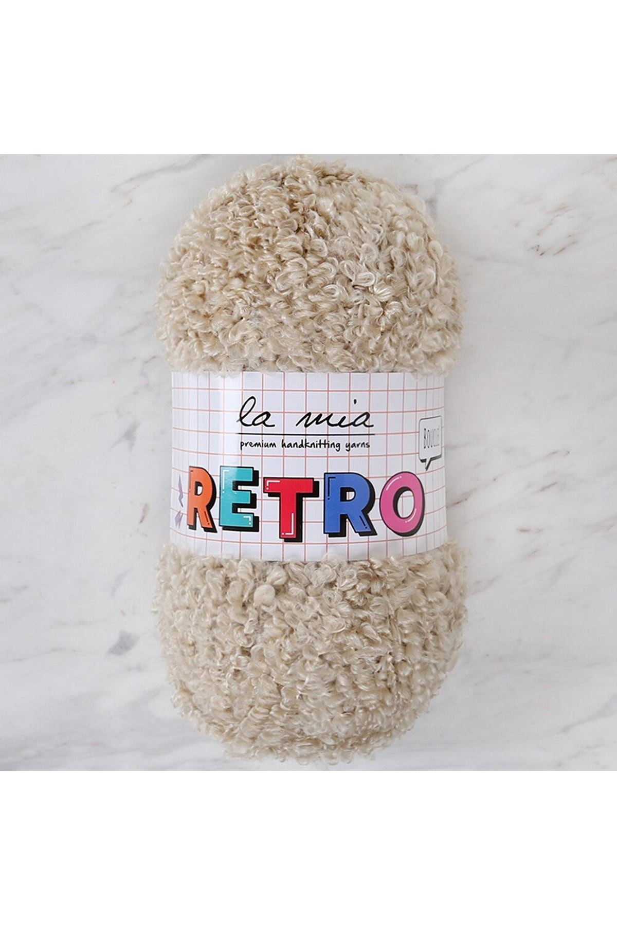 La Mia RETRO Bej El Örgü İpi - LM1013