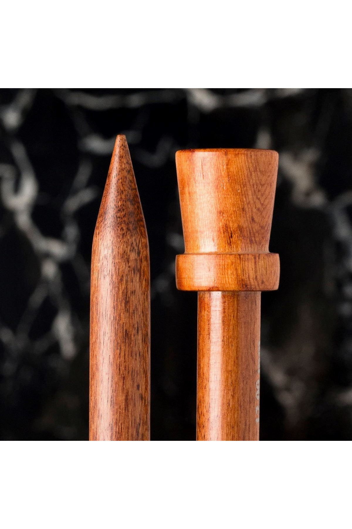La Mia Rosewood 12 mm 36 cm Ahşap Örgü Şişi