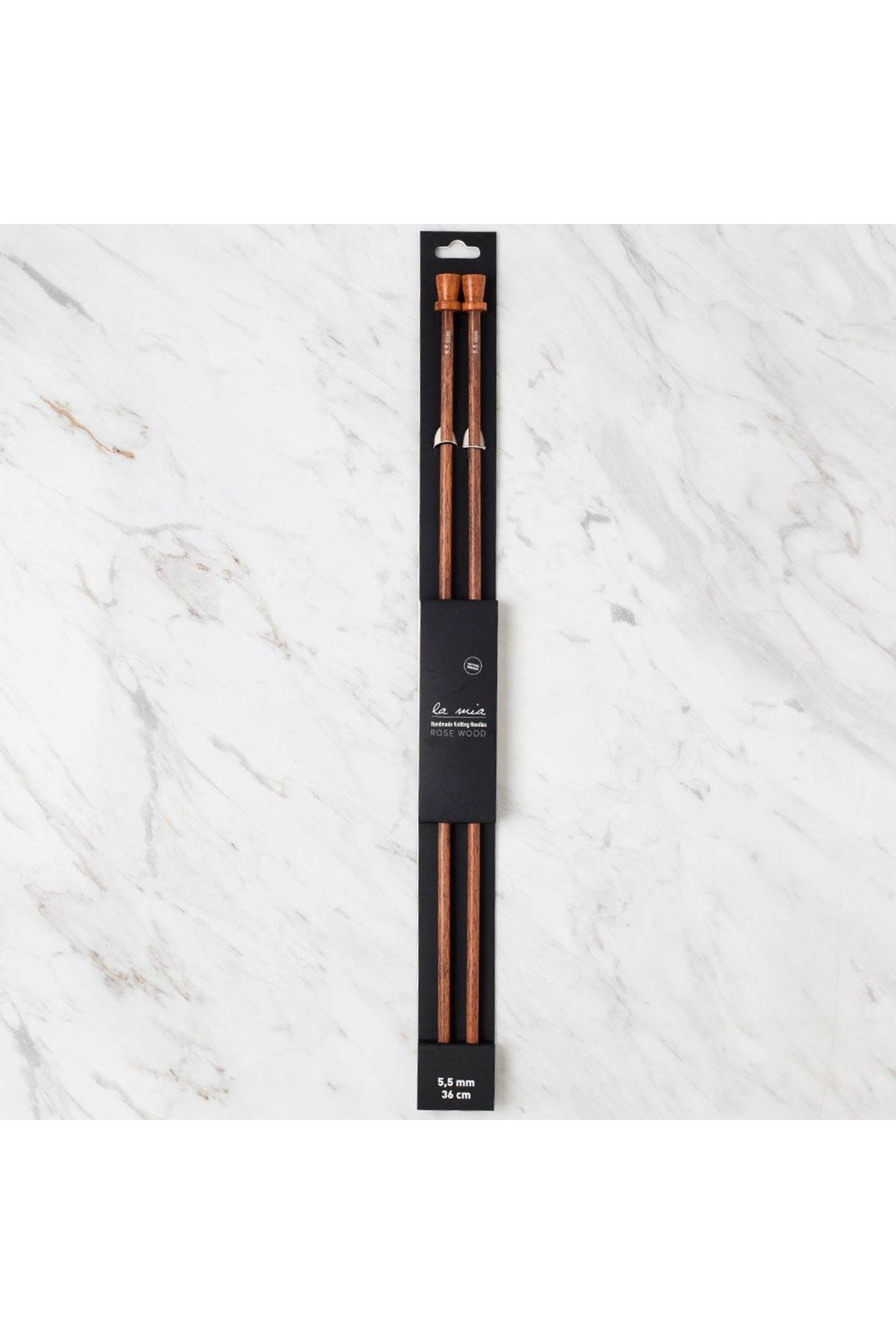 La Mia Rosewood 5.5 mm 36 cm Ahşap Örgü Şişi