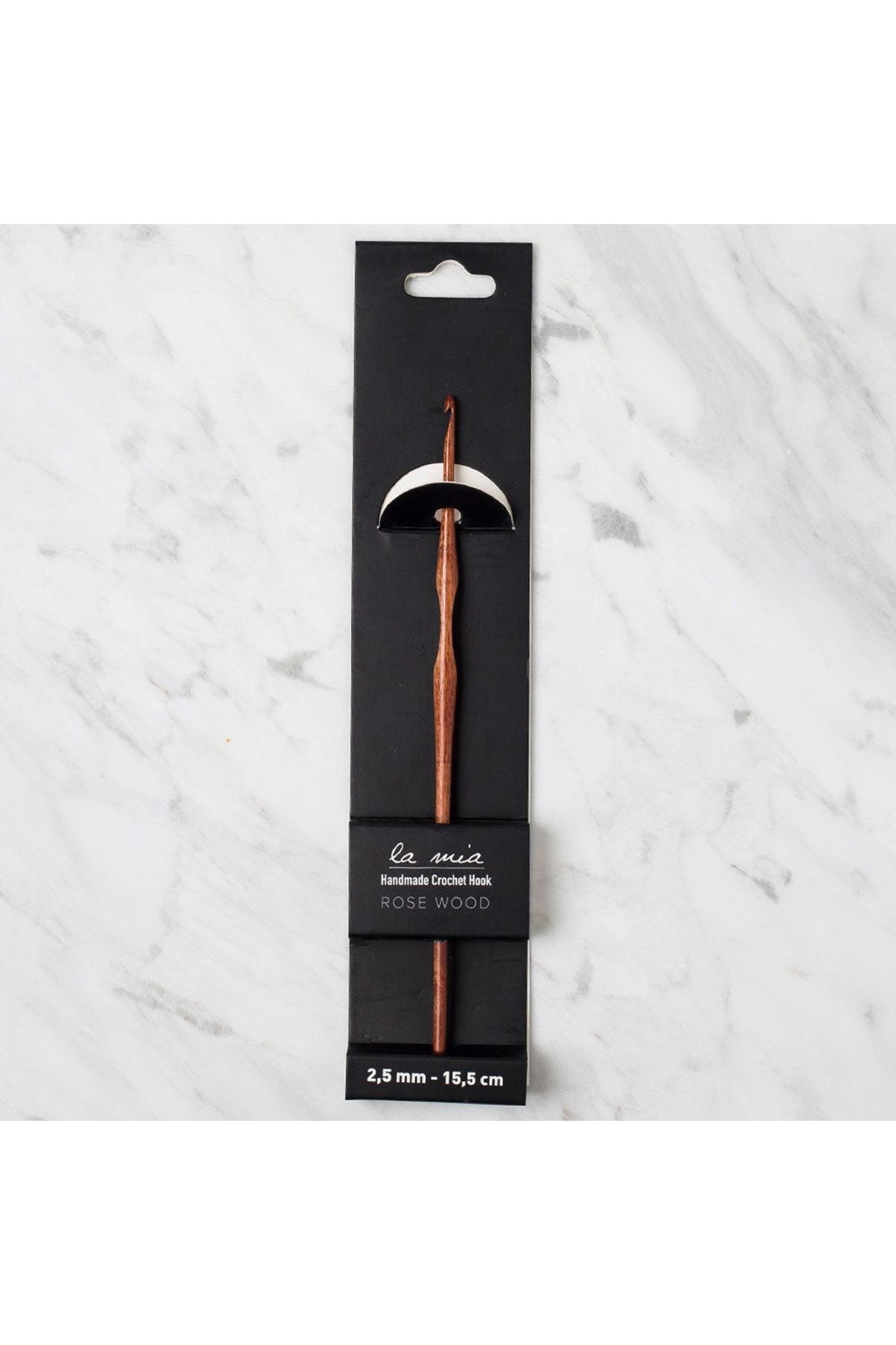 La Mia Rosewood 2.5 mm 15.5 cm Ahşap Yün Tığ