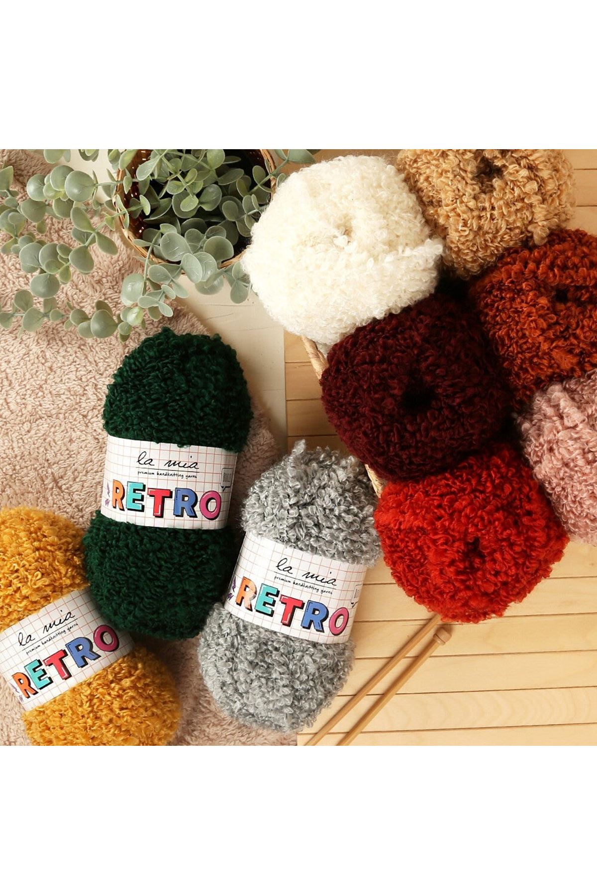 La Mia RETRO Bordo El Örgü İpi - LM3001