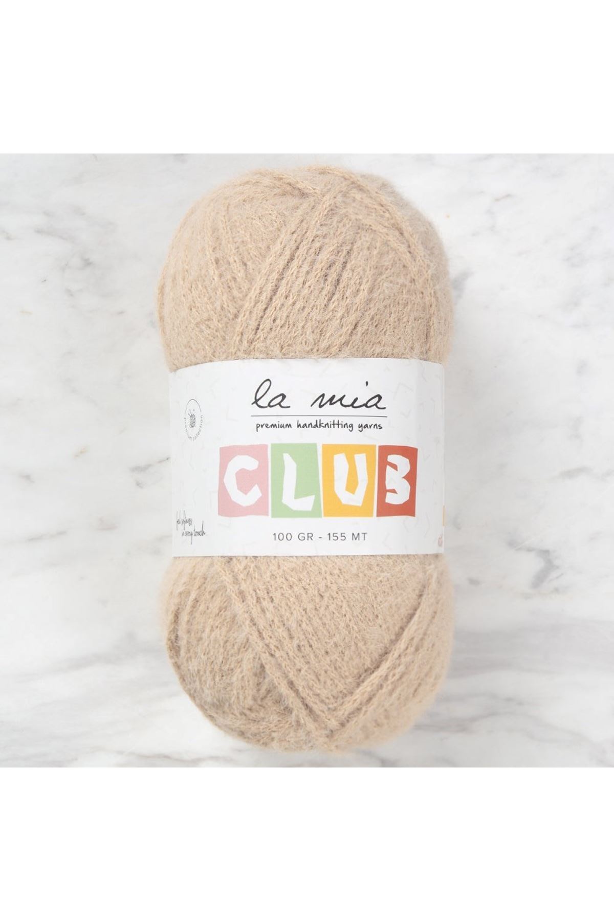 La Mia Club Bej El Örgü İpi - 618