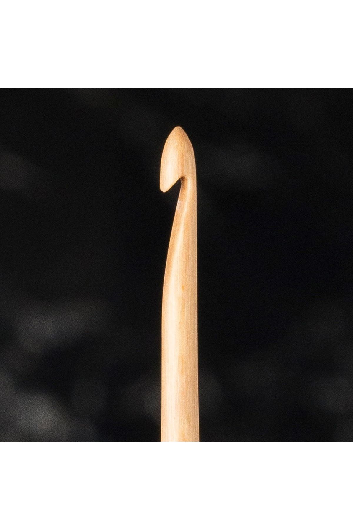 La Mia Whitewood 2 mm 15.5 cm Ahşap Yün Tığ