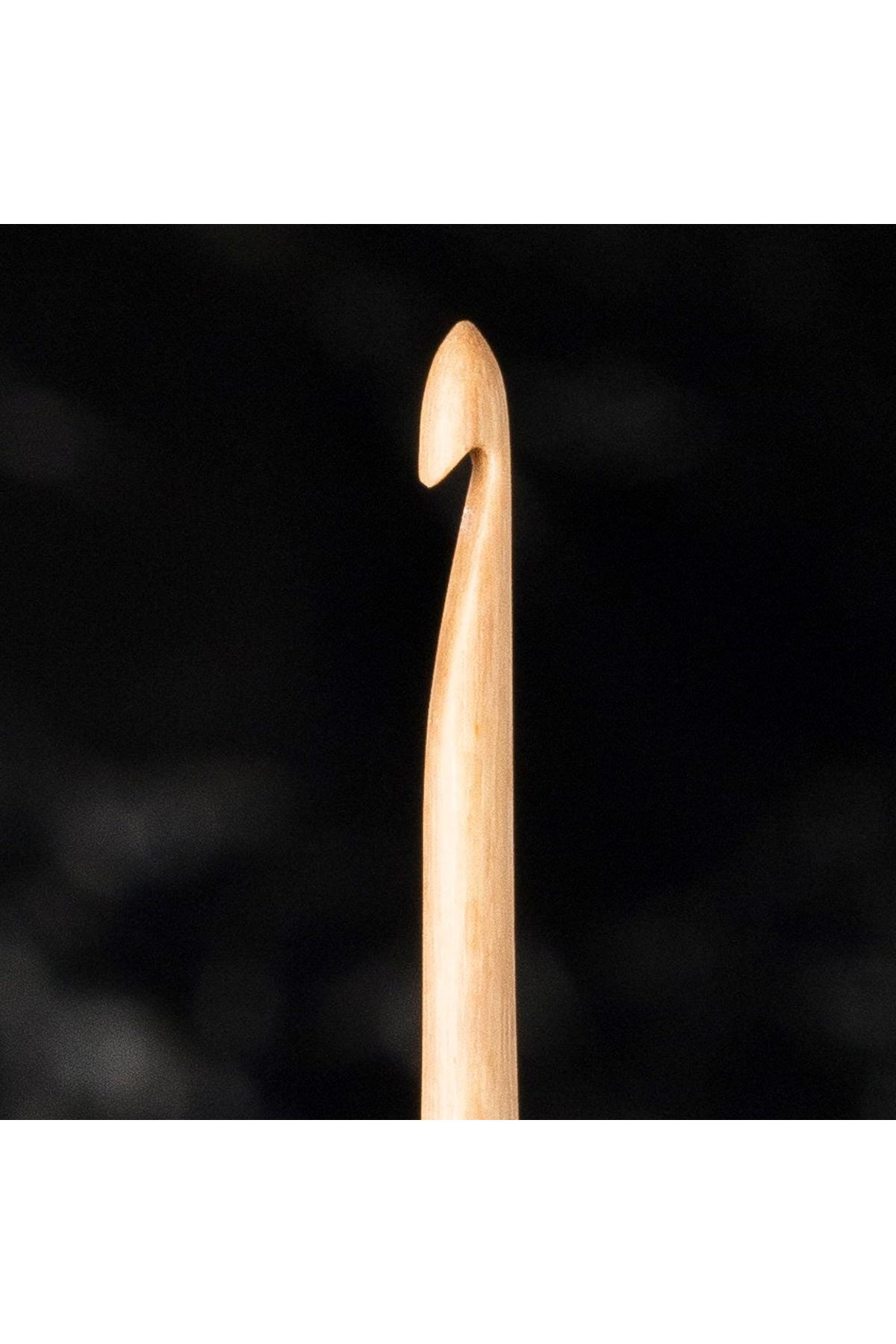 La Mia Whitewood 3 mm 15.5 cm Ahşap Yün Tığ