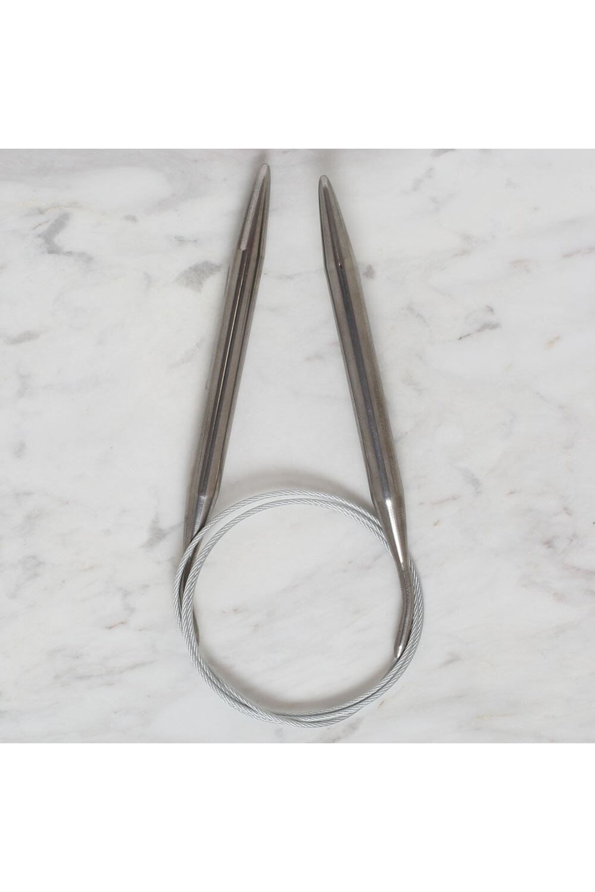 Loren Crafts 10 mm Çelik Misinalı Şiş 100 cm