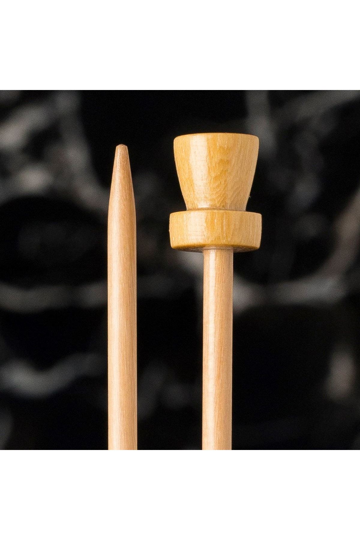 La Mia Whitewood 3 mm 36 cm Ahşap Örgü Şişi