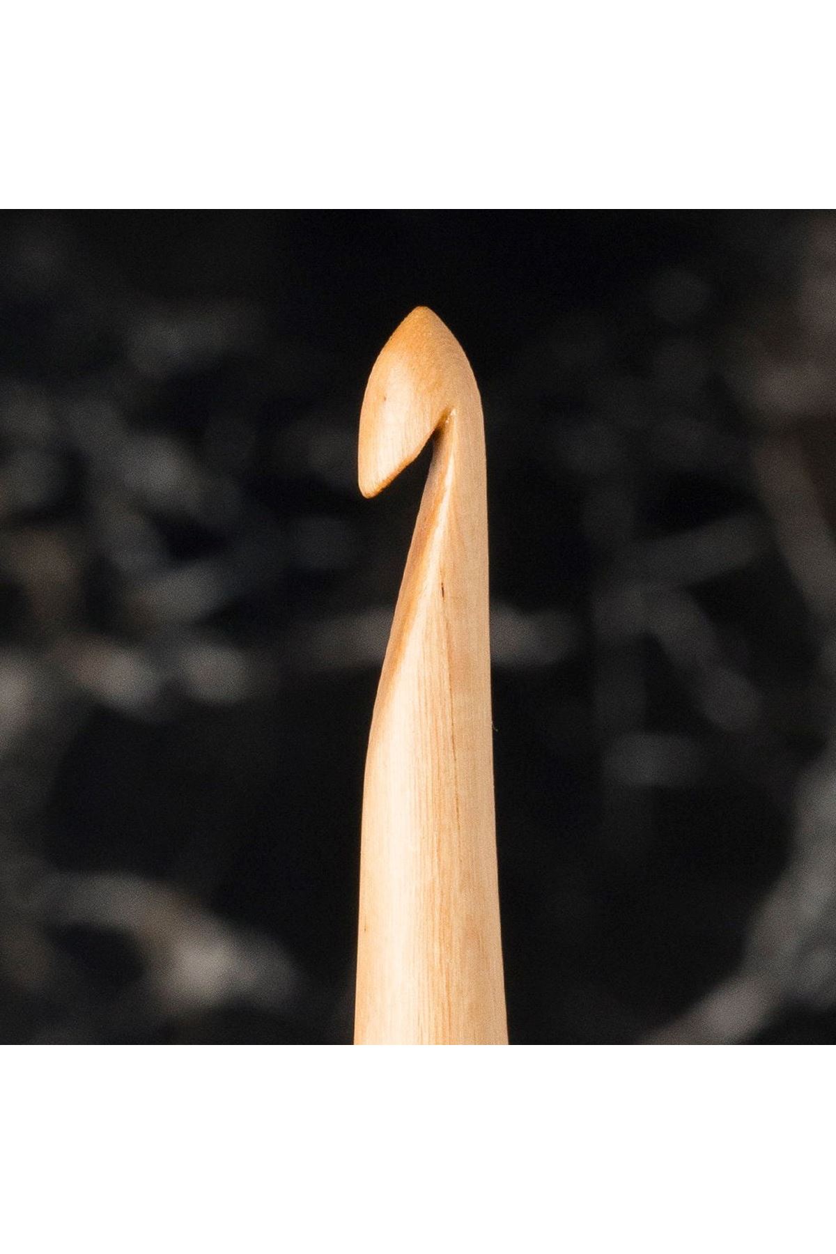 La Mia Whitewood 4 mm 15.5 cm Ahşap Yün Tığ