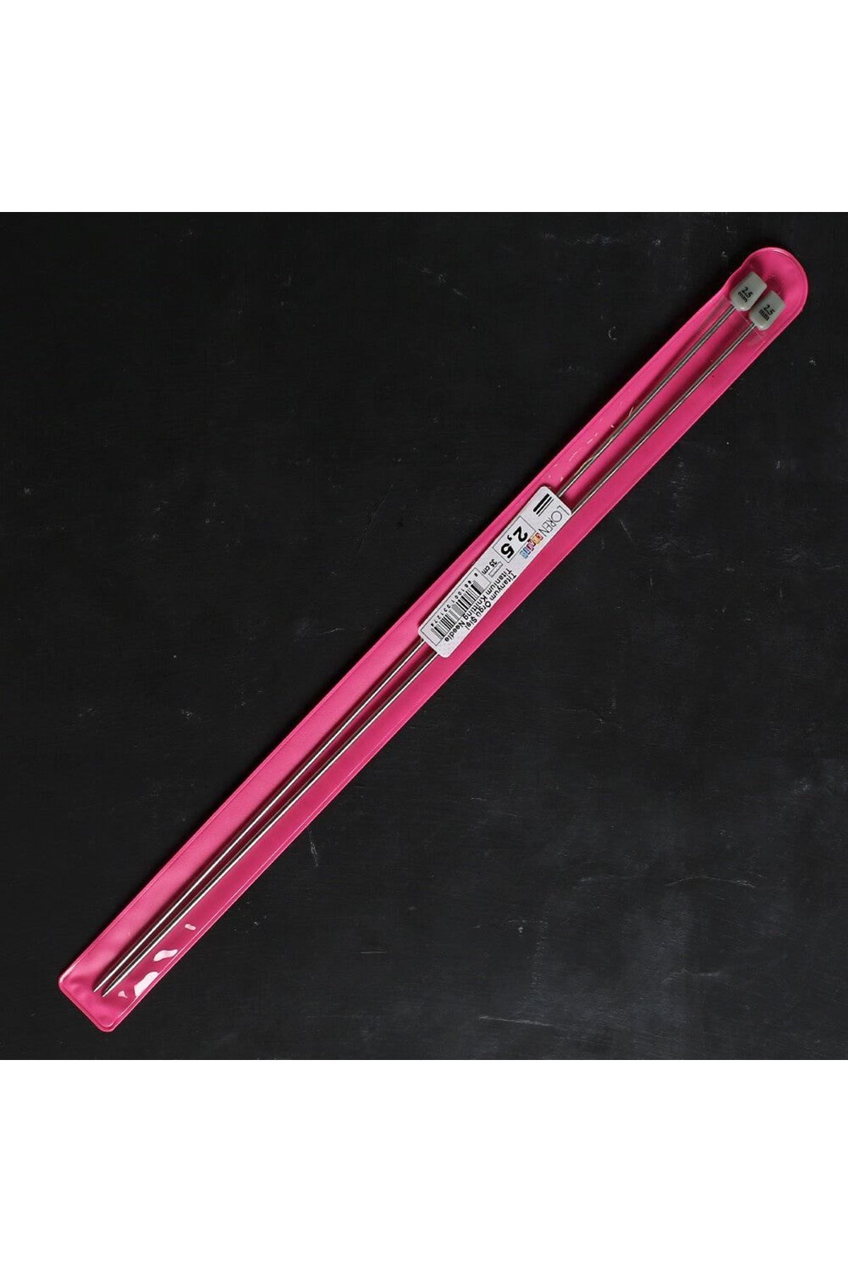 Loren Crafts 2,5 mm 35 cm Titanyum Örgü Şişi