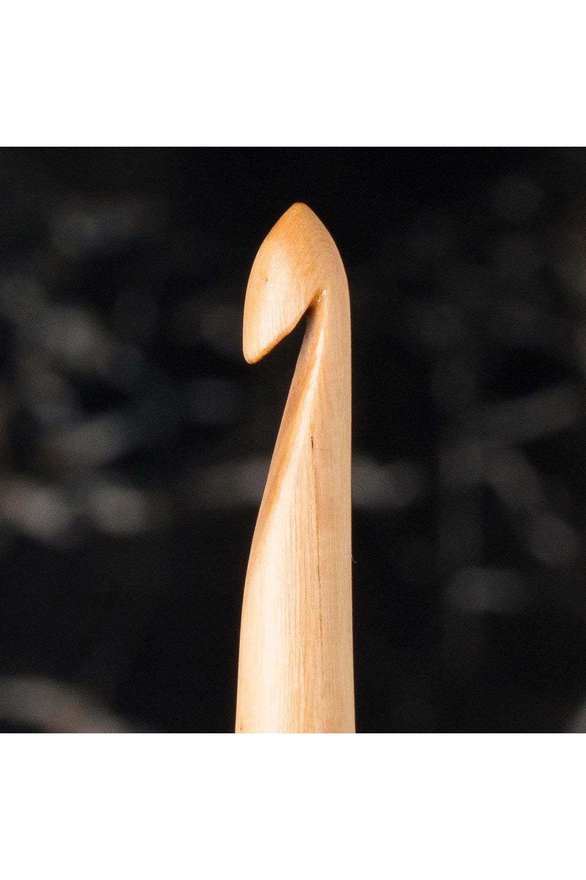 La Mia Whitewood 5 mm 15.5 cm Ahşap Yün Tığ