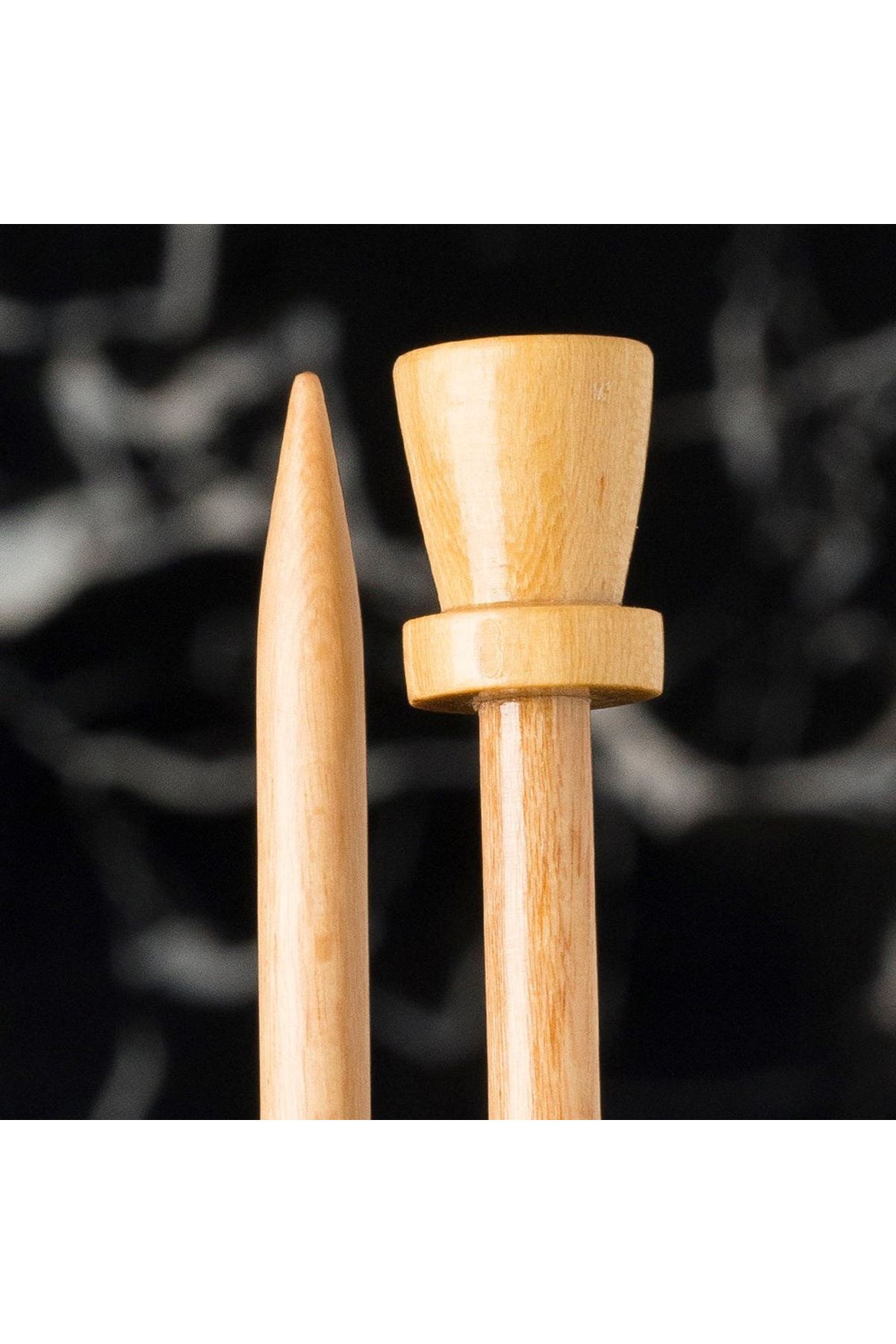 La Mia Whitewood 5.5 mm 36 cm Ahşap Örgü Şişi