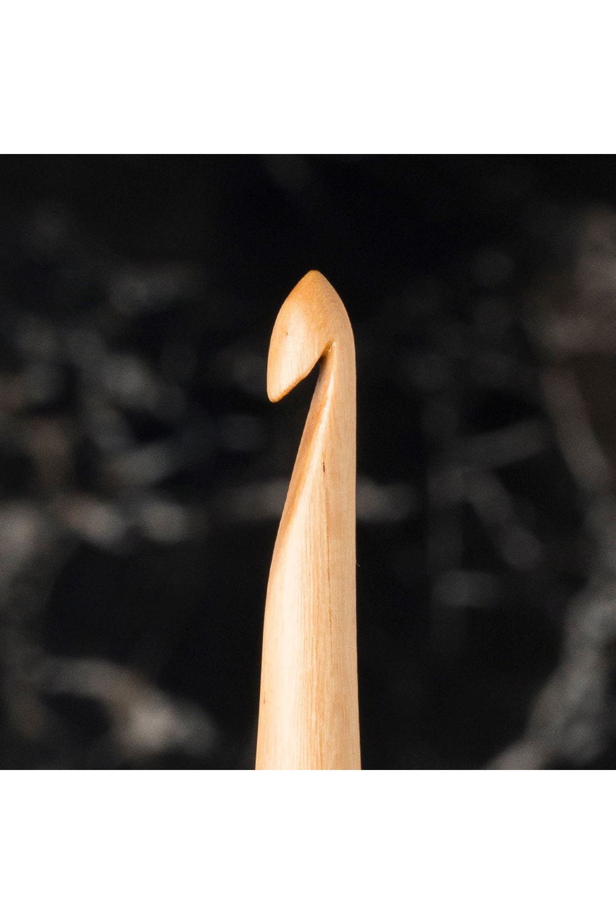 La Mia Whitewood 6 mm 15.5 cm Ahşap Yün Tığ