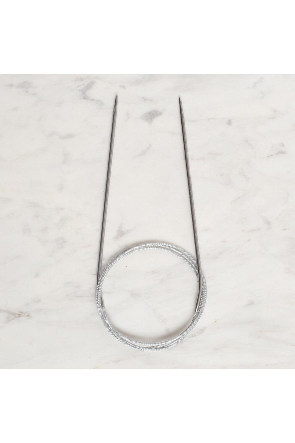 Loren Crafts 2.5 mm Çelik Misinalı Şiş 100 cm