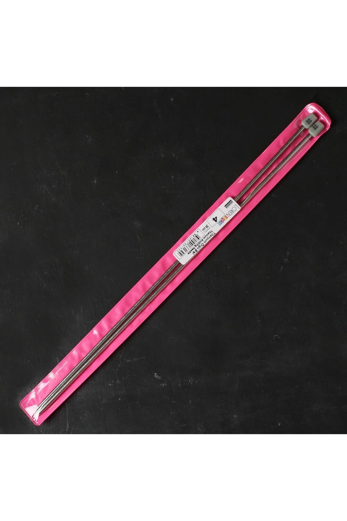 Loren Crafts 4 mm 35 cm Titanyum Örgü Şişi