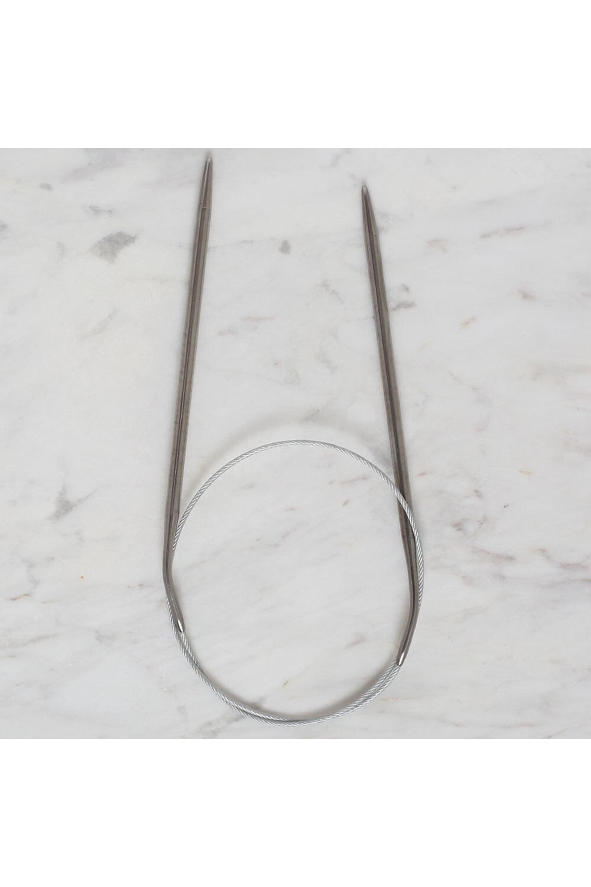 Loren Crafts 4,5 mm Çelik Misinalı Şiş 60 cm